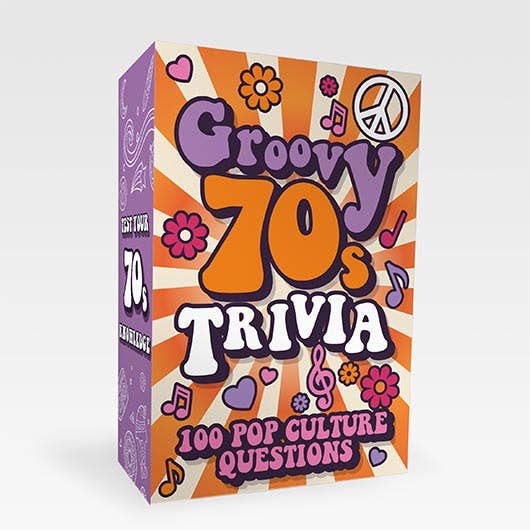 Groovy 70s Trivia Card Game