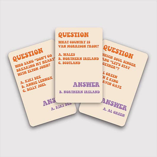 Groovy 70s Trivia Card Game - Image 2