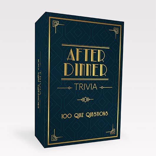 After Dinner Trivia – Fun Trivia Card Game for Family & Friends