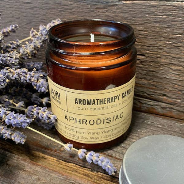 Ancient Wisdom Aromatherapy Soy Candle - Ylang Ylang + Patchouli
