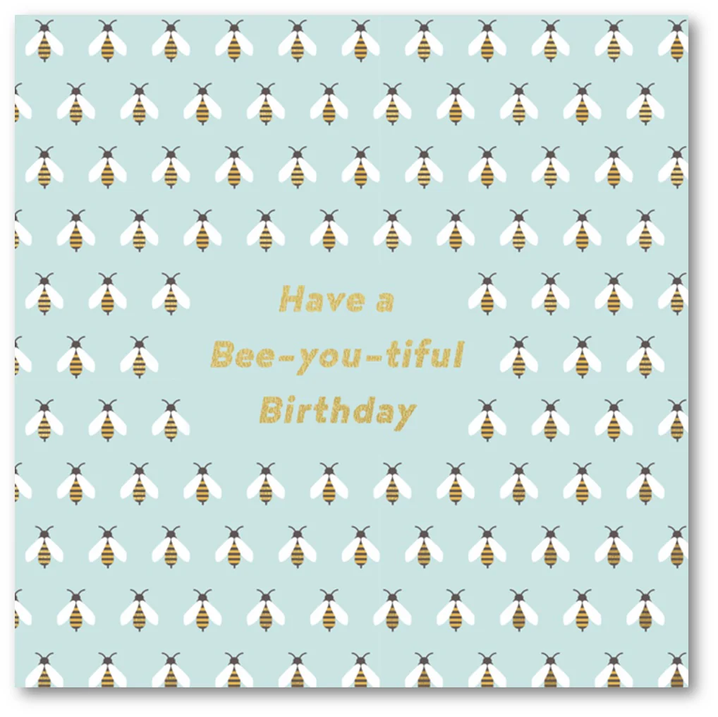 Mind Charity Bee-you-tiful Birthday Bumblebee Card