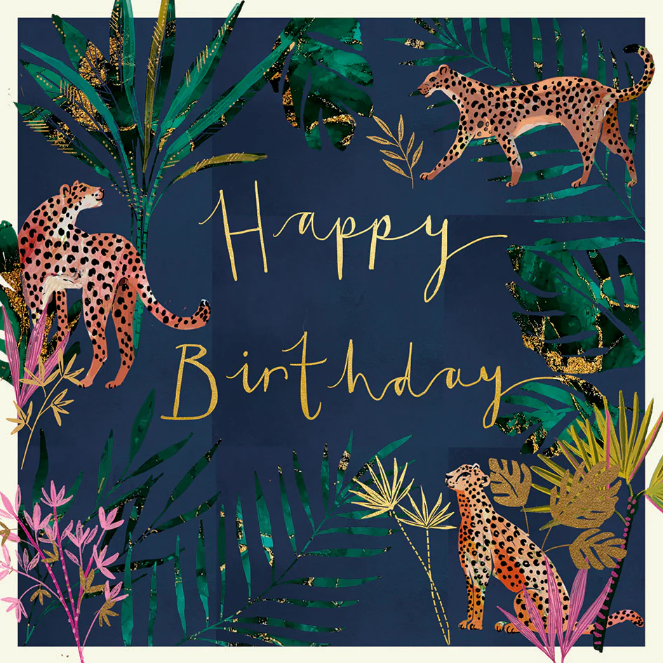 Mind Charity Birthday Leopard Card