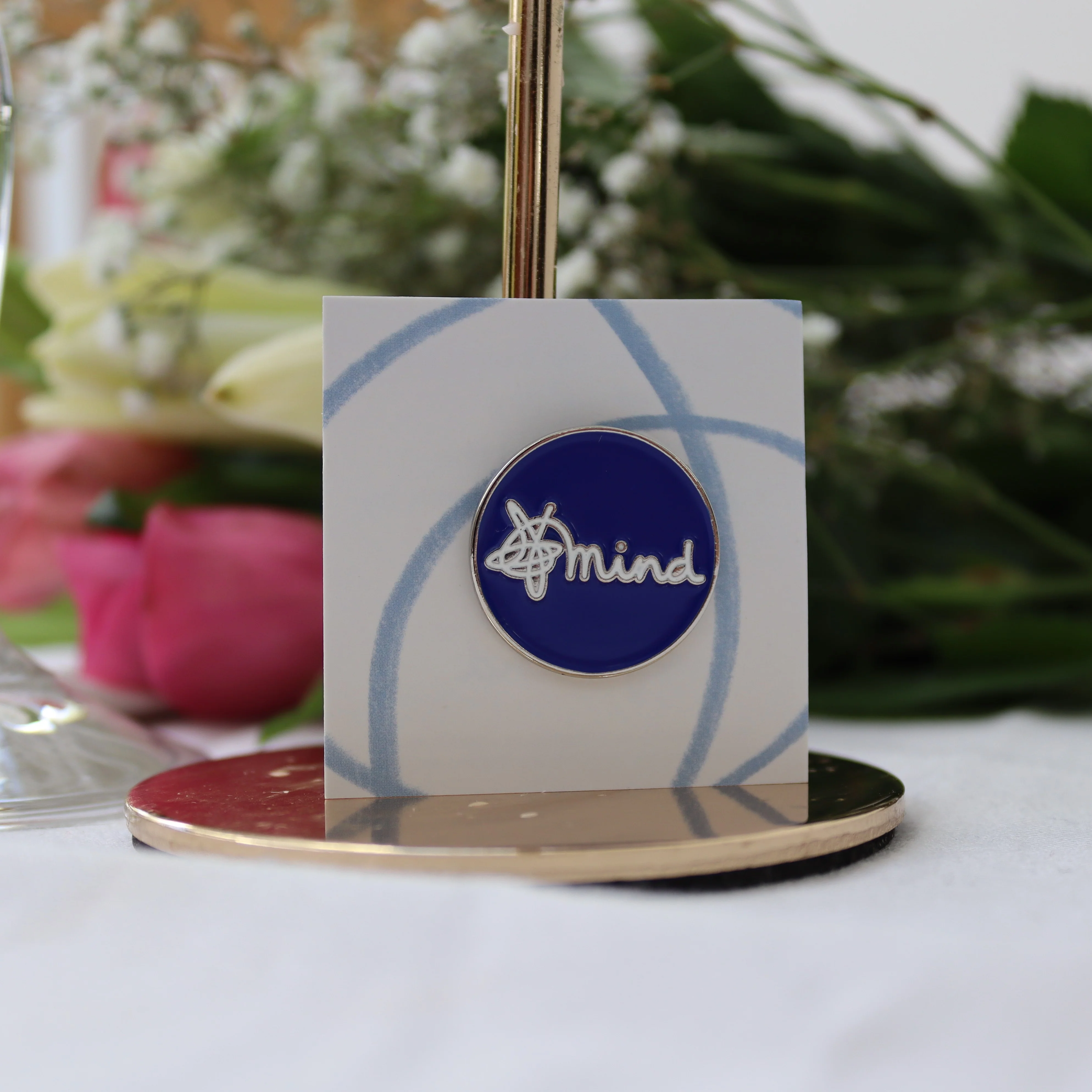 Blue Mind Pin Badge - Image 4
