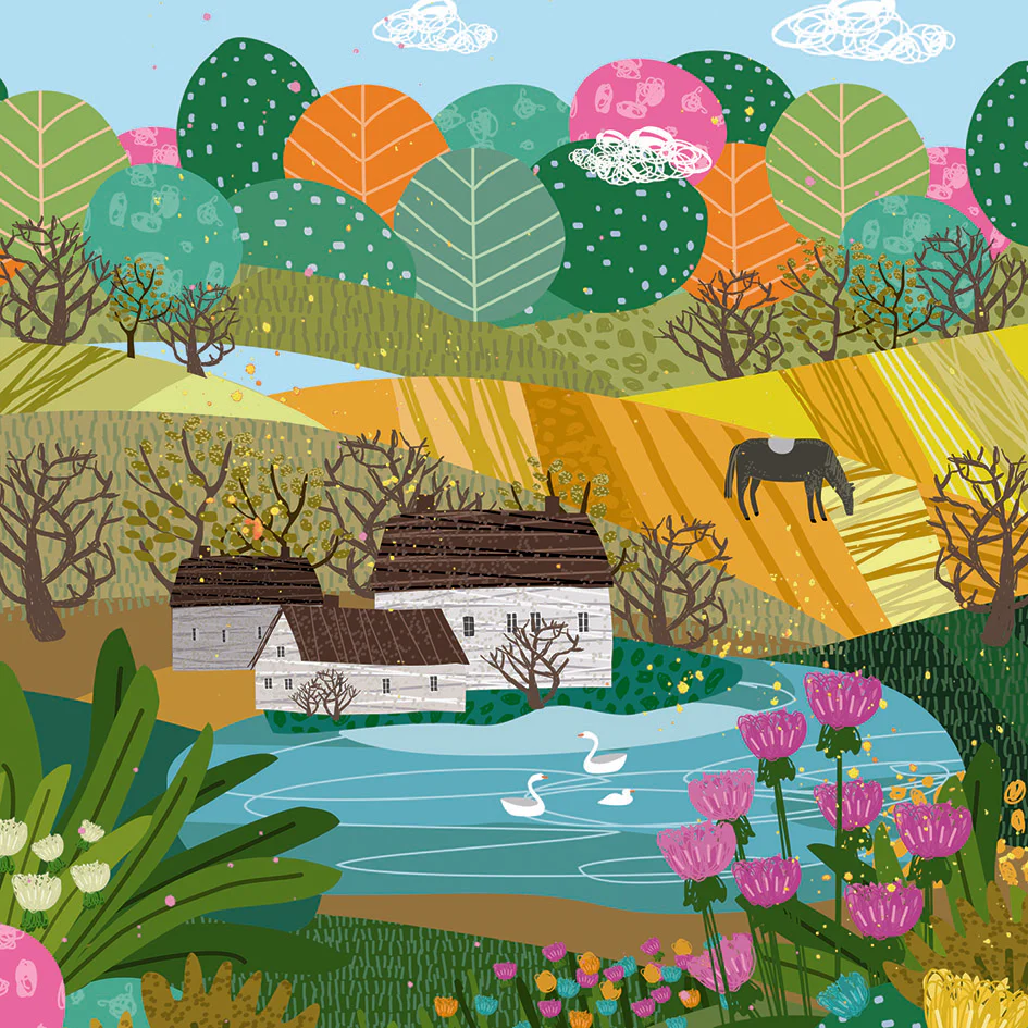 Bright Countryside – Mind Charity Card
