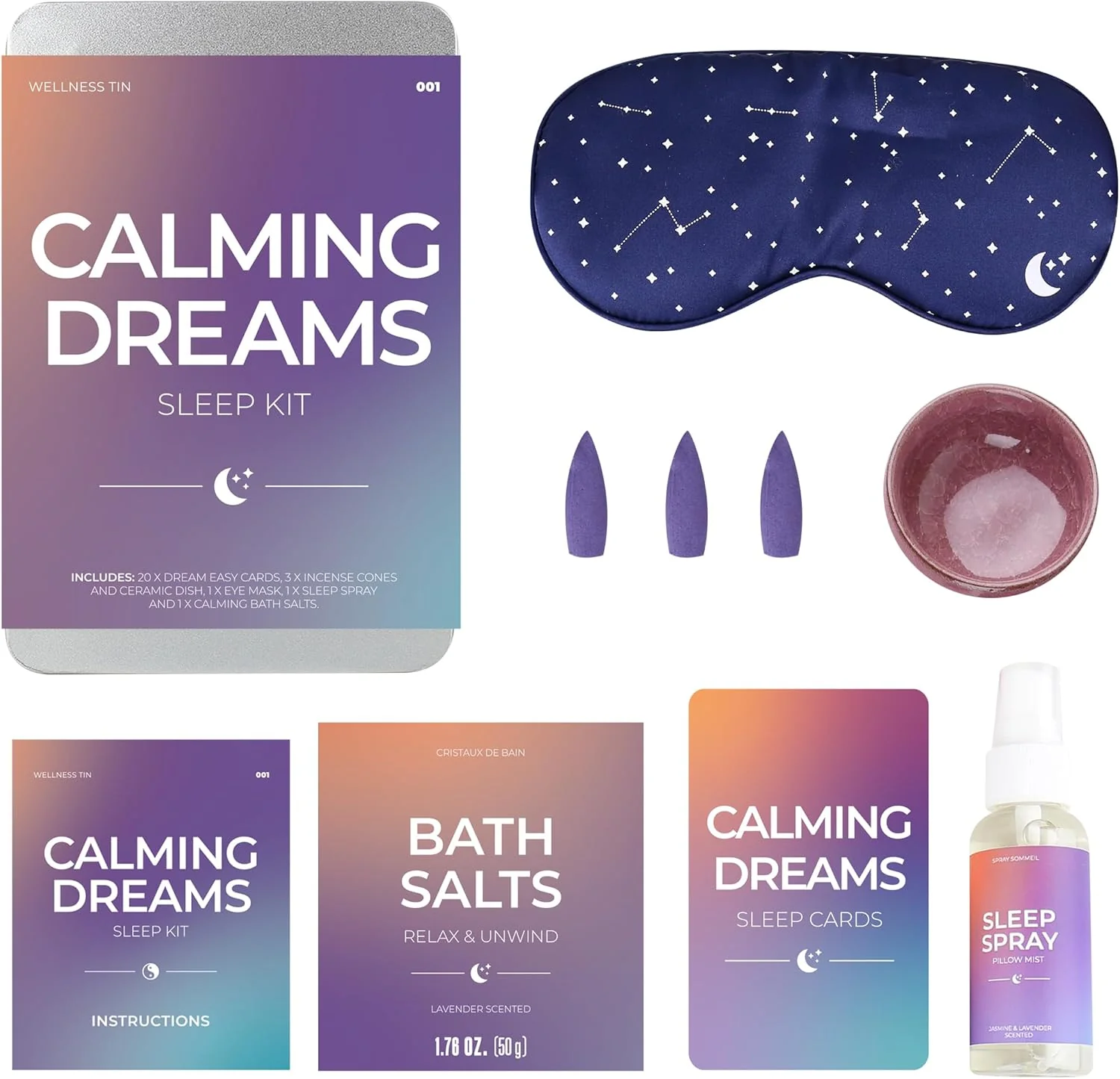 Calming Dreams Wellness Tin – Relaxation & Sleep Kit - Image 4