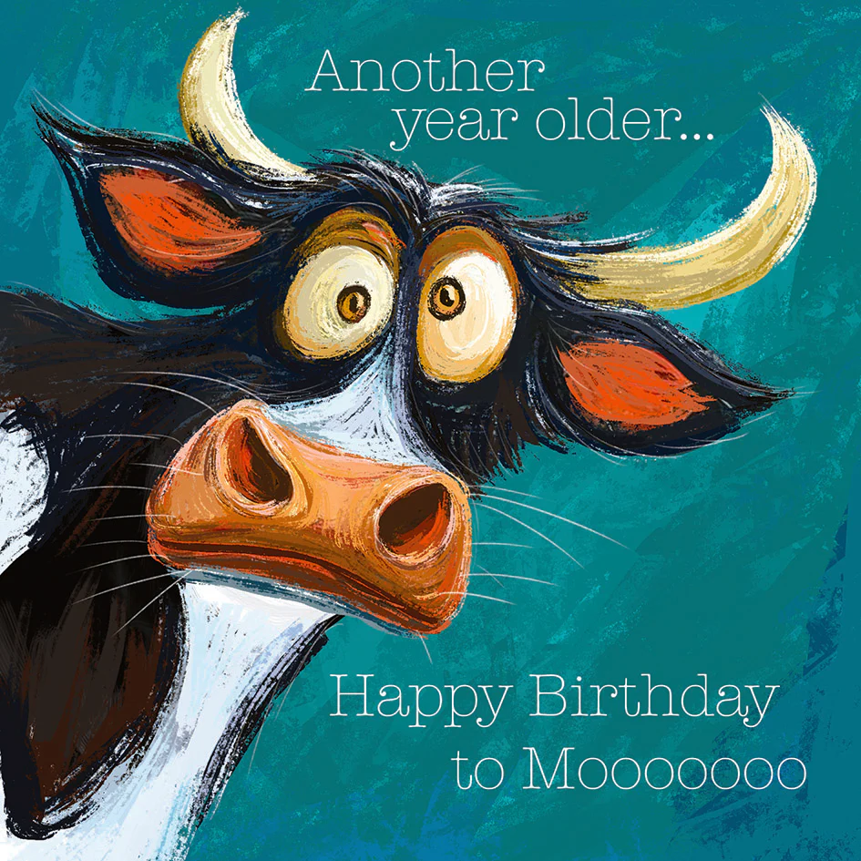 Mind Charity Funny Cow Birthday Card