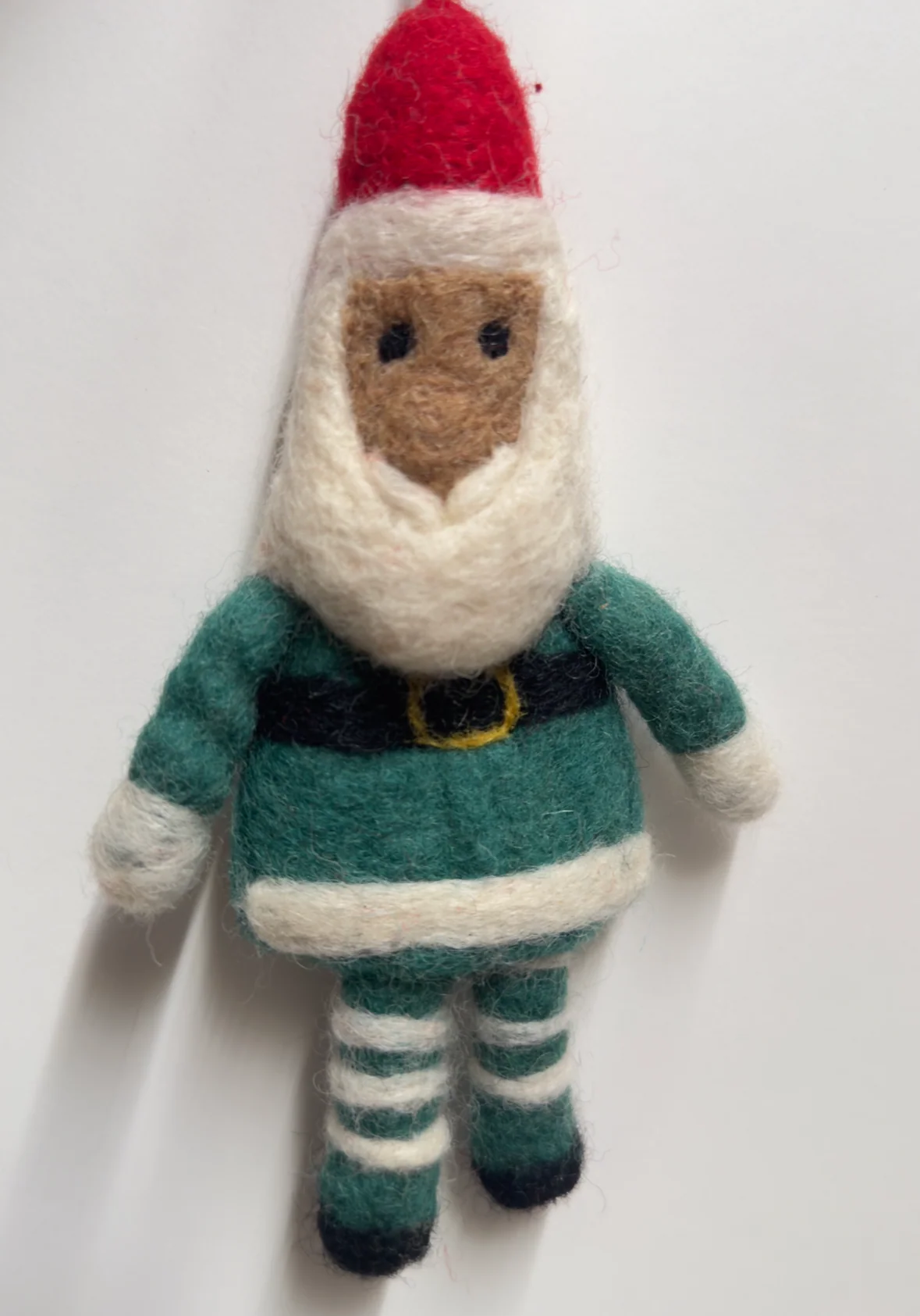 Festive Felt Santa With Stripey Legs Christmas Hanging Decoration - Image 7