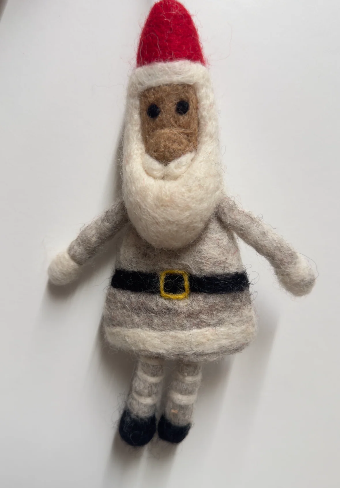 Festive Felt Santa With Stripey Legs Christmas Hanging Decoration - Image 8