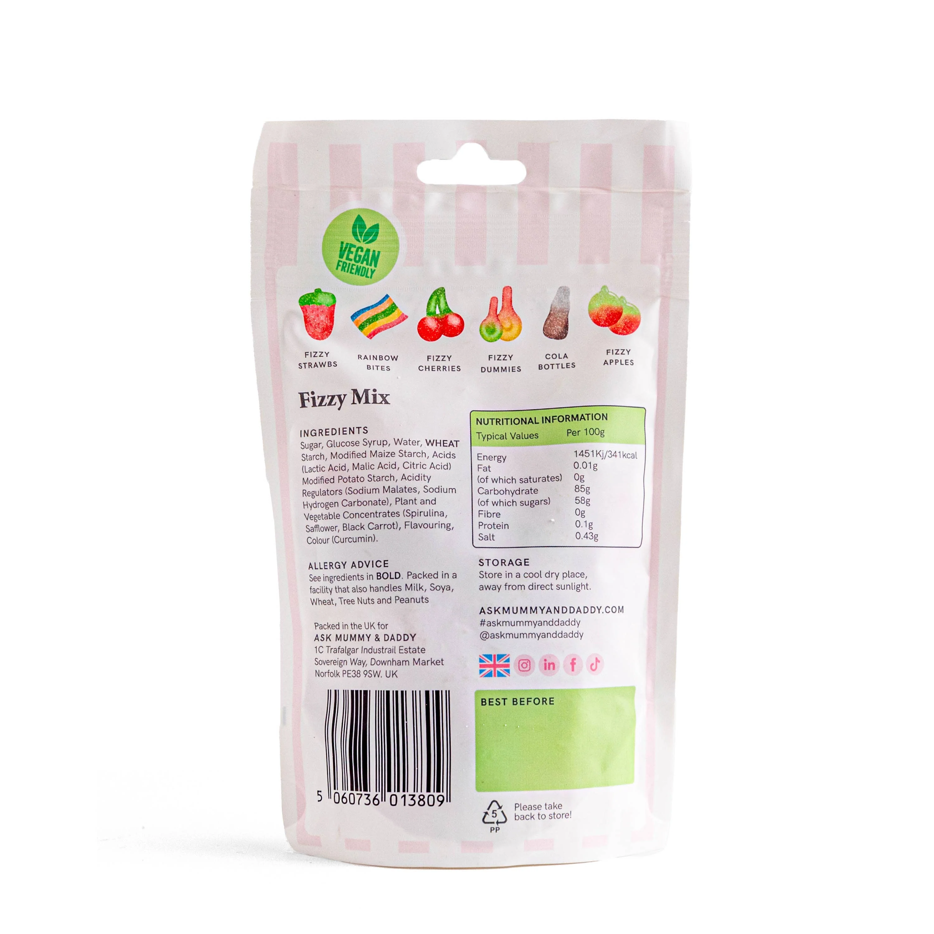 Fizzy Mix! Vegan Share Bag Gourmet Sweets - Image 4