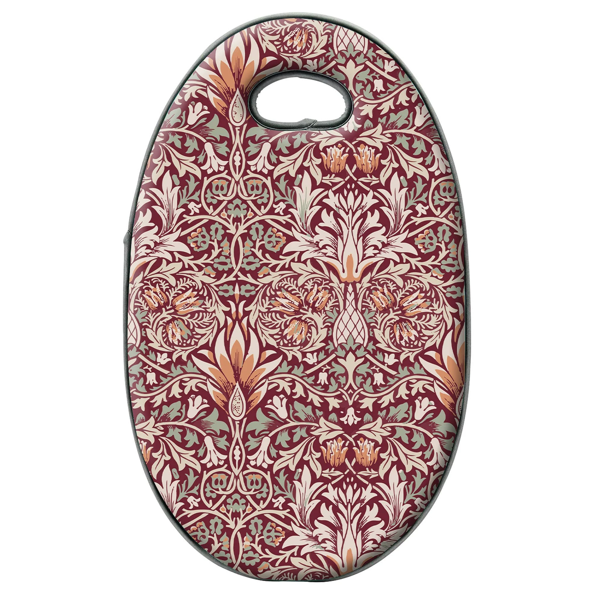 William Morris Burgundy Garden Kneeler - Orange Grove