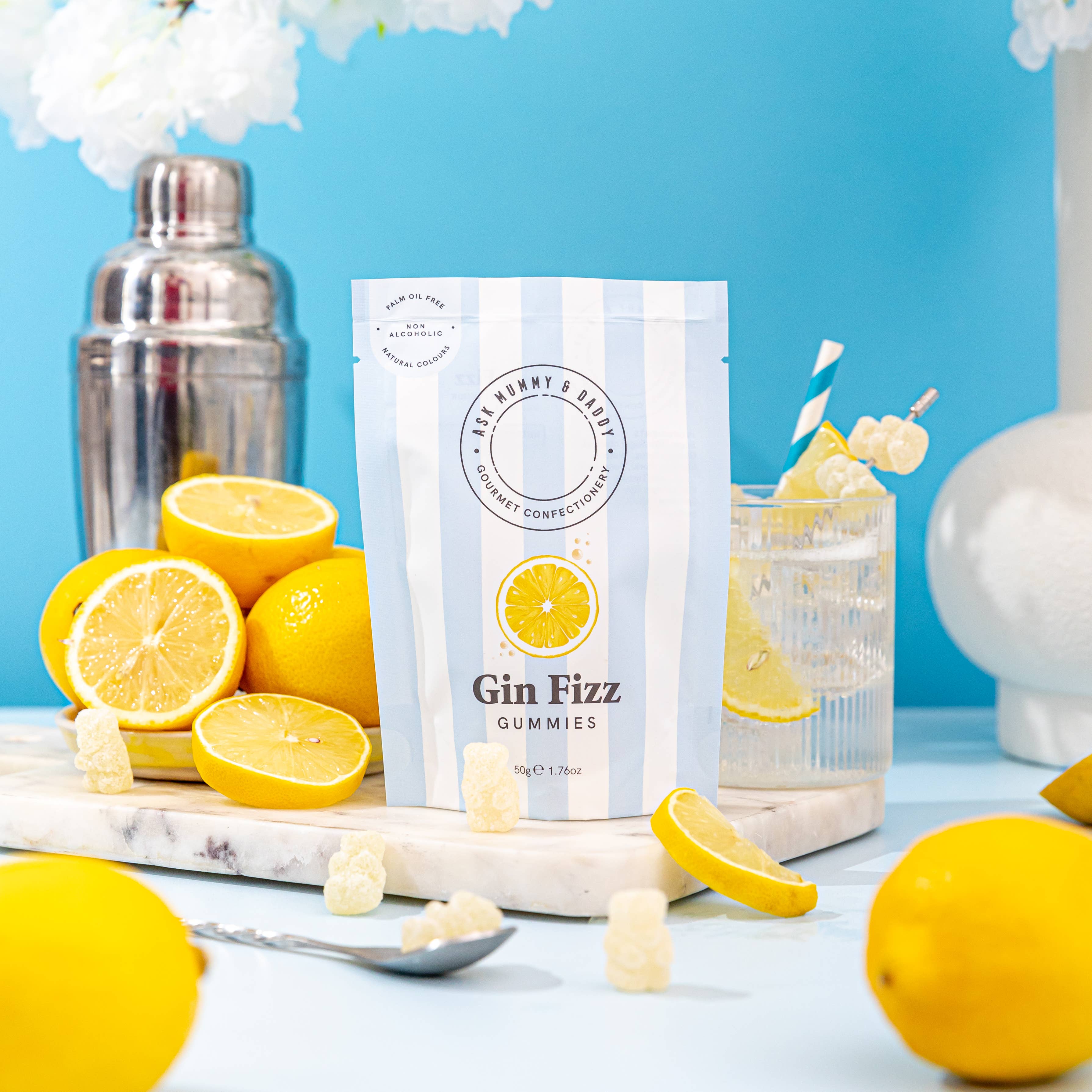 Gin Fizz Gummies 50g Pouch - Image 2
