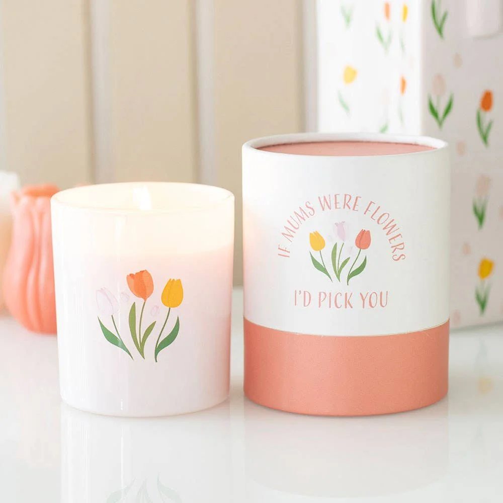 If Mums Were Flowers French Tulip Mother’s Day Candle