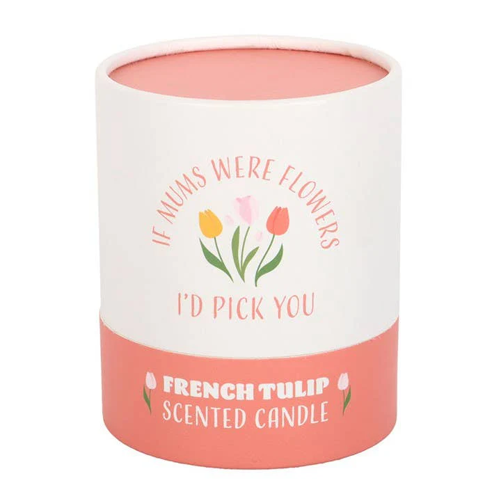 If Mums Were Flowers French Tulip Mother’s Day Candle - Image 4