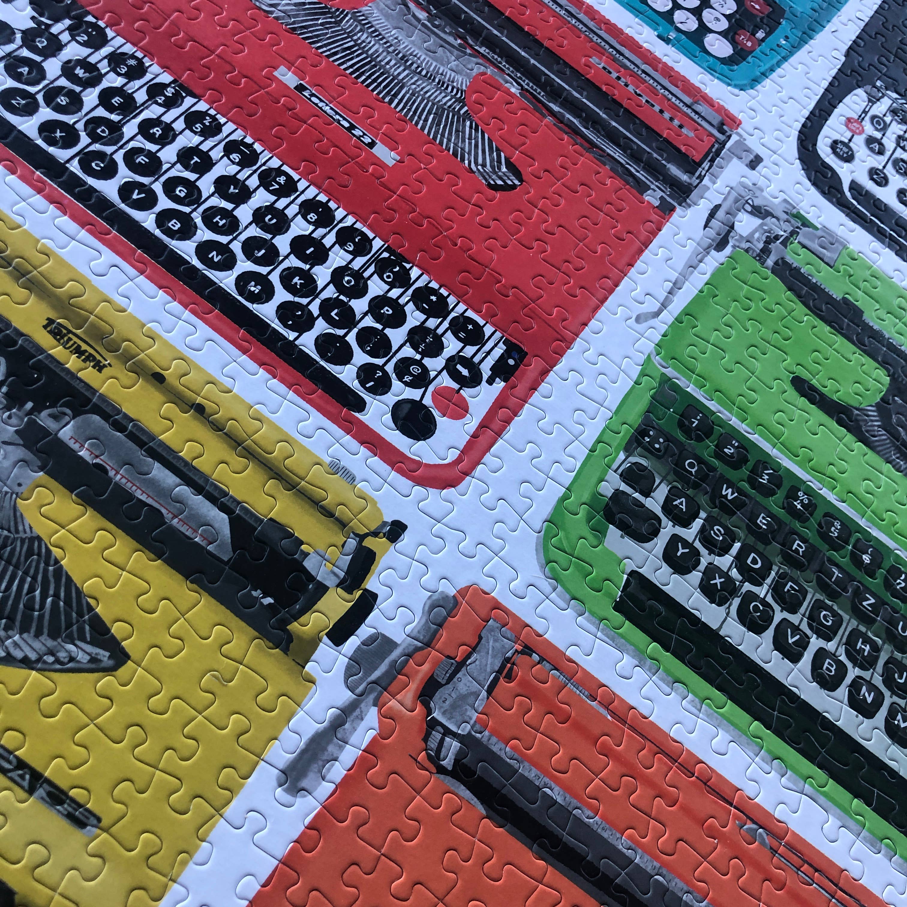 Inked Typewriter 1,000 Piece Puzzle - Image 5