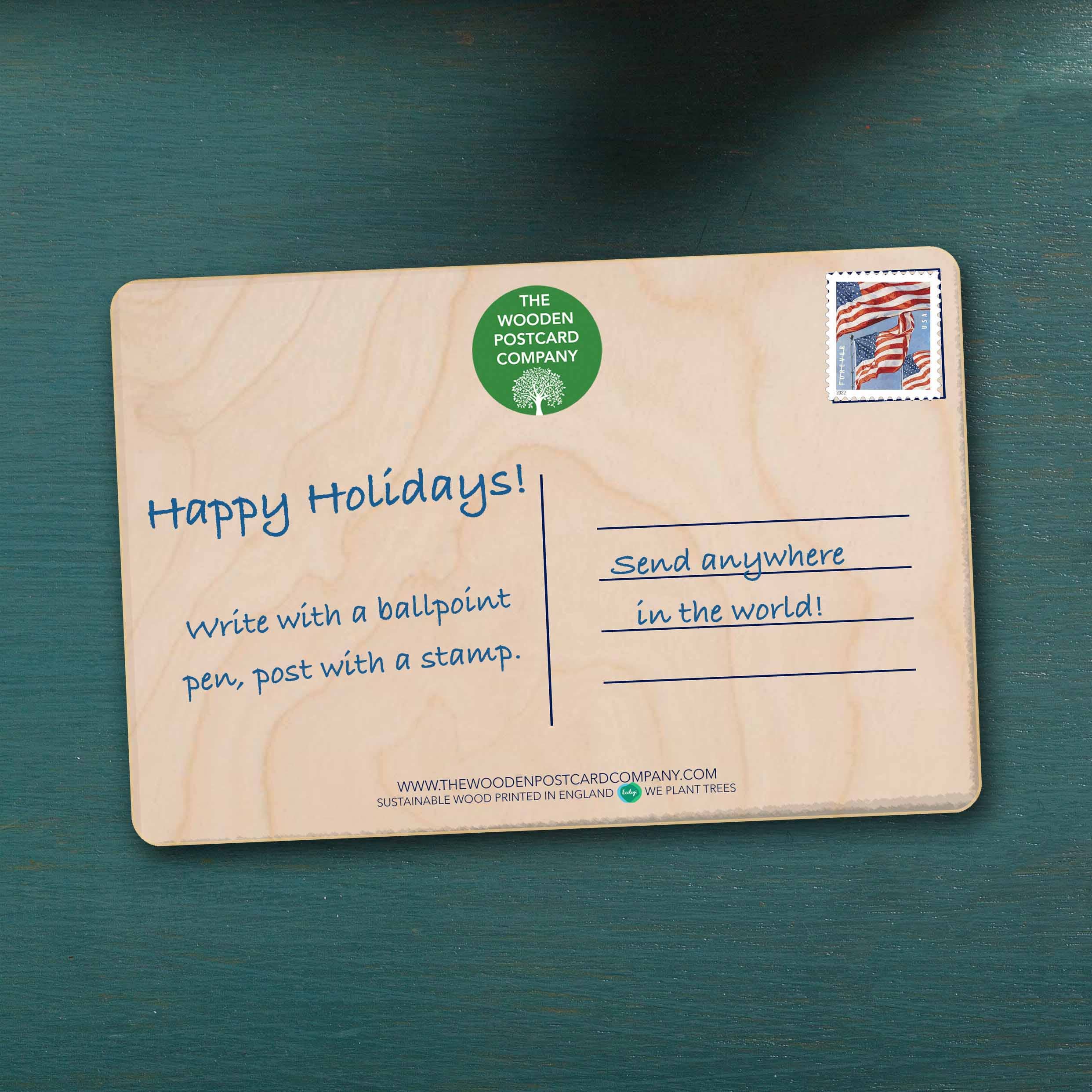 Mind Charity JOY Christmas Wooden Postcard - Image 3