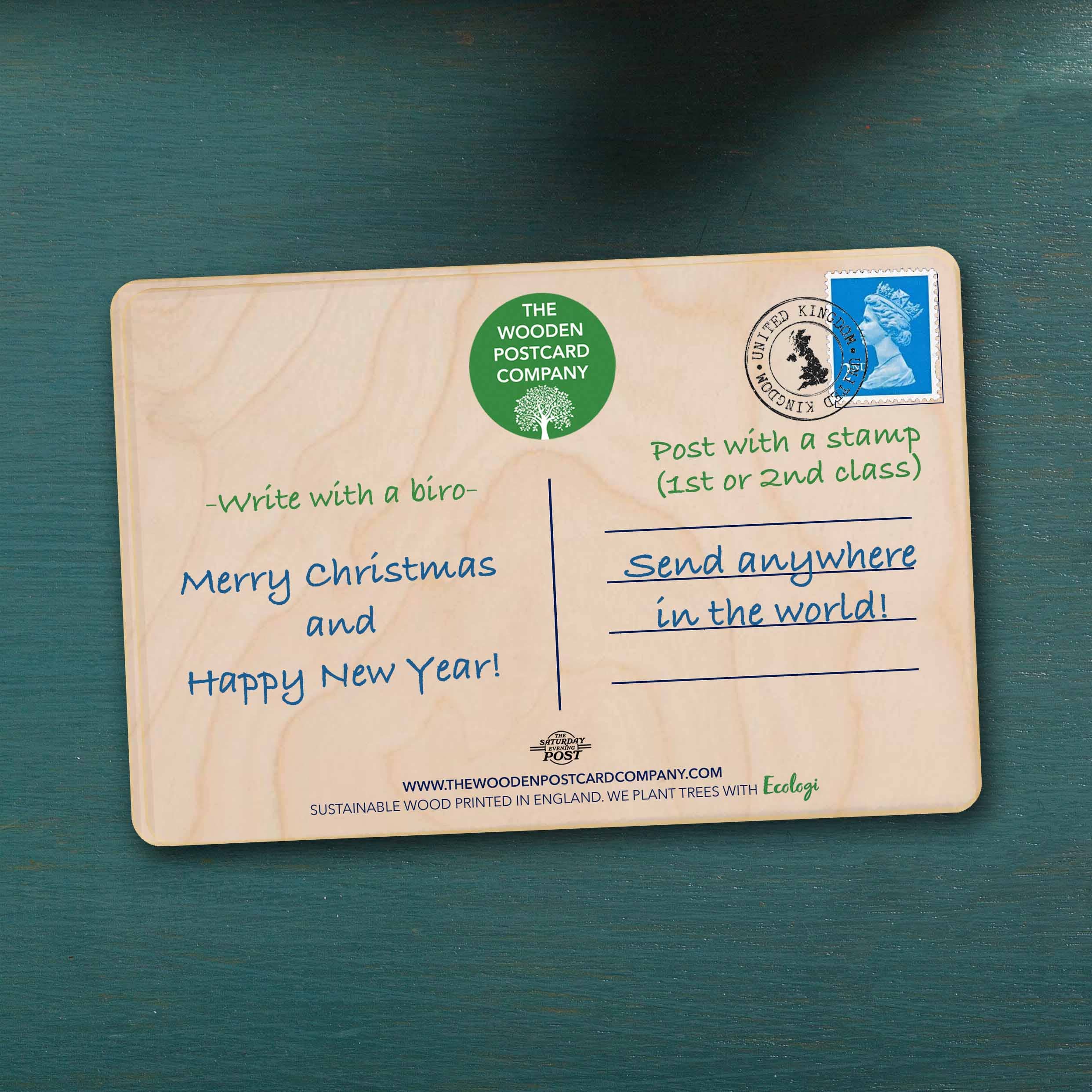Mind Charity JOY Christmas Wooden Postcard - Image 4