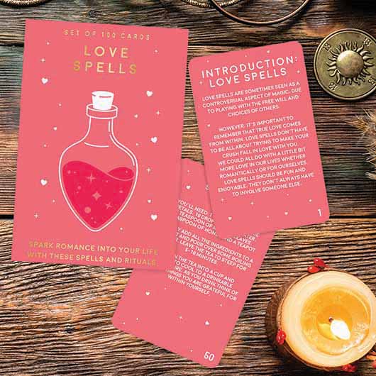 Love Spells Cards for Self-Love, Healing & Manifestation