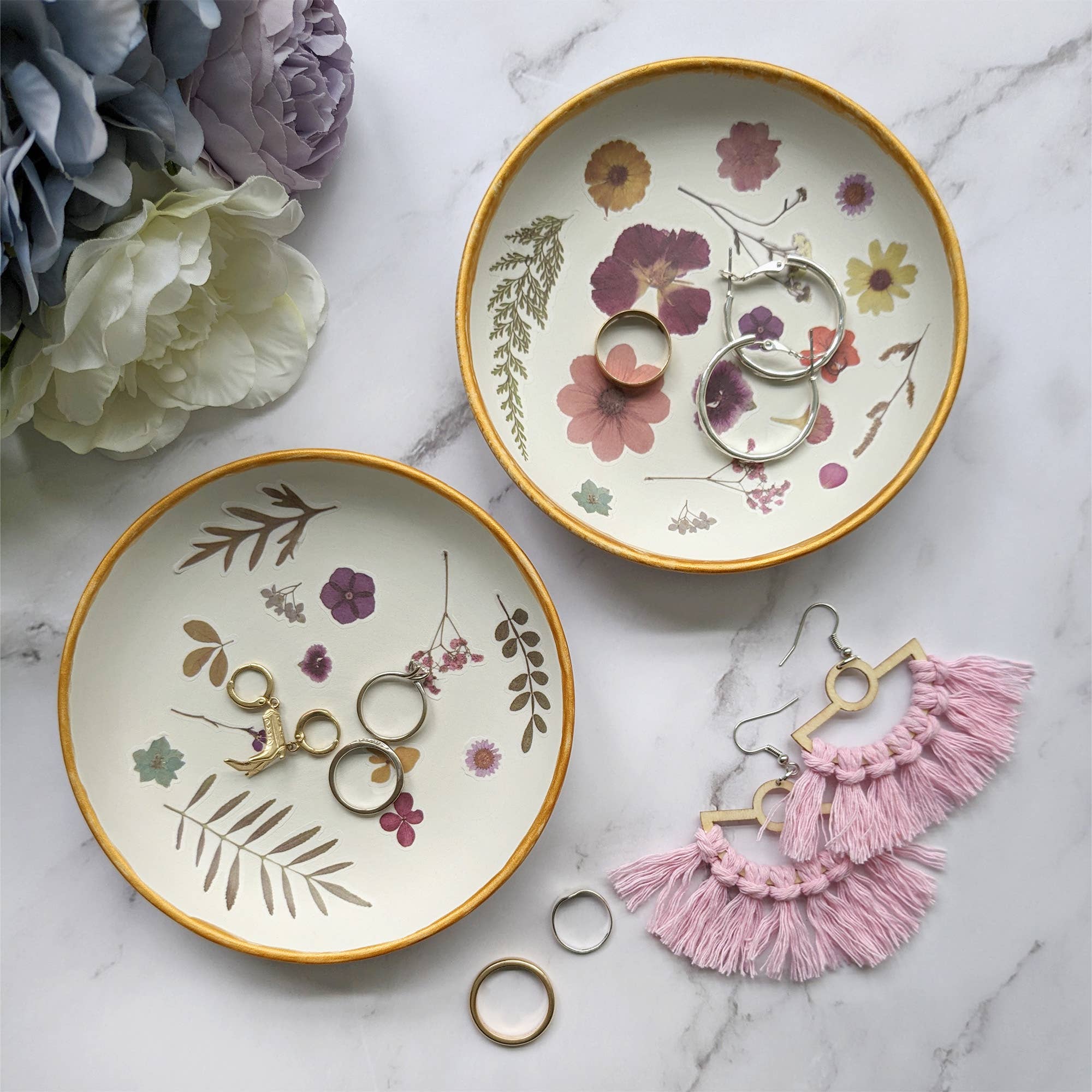 Luxe Decor DIY Craft Kit - Decorate Your Own Trinket Dishes - Image 4