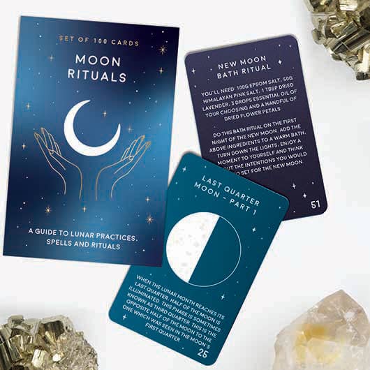 Moon Ritual Cards : Connect with the Moon, Enhance Your Journey
