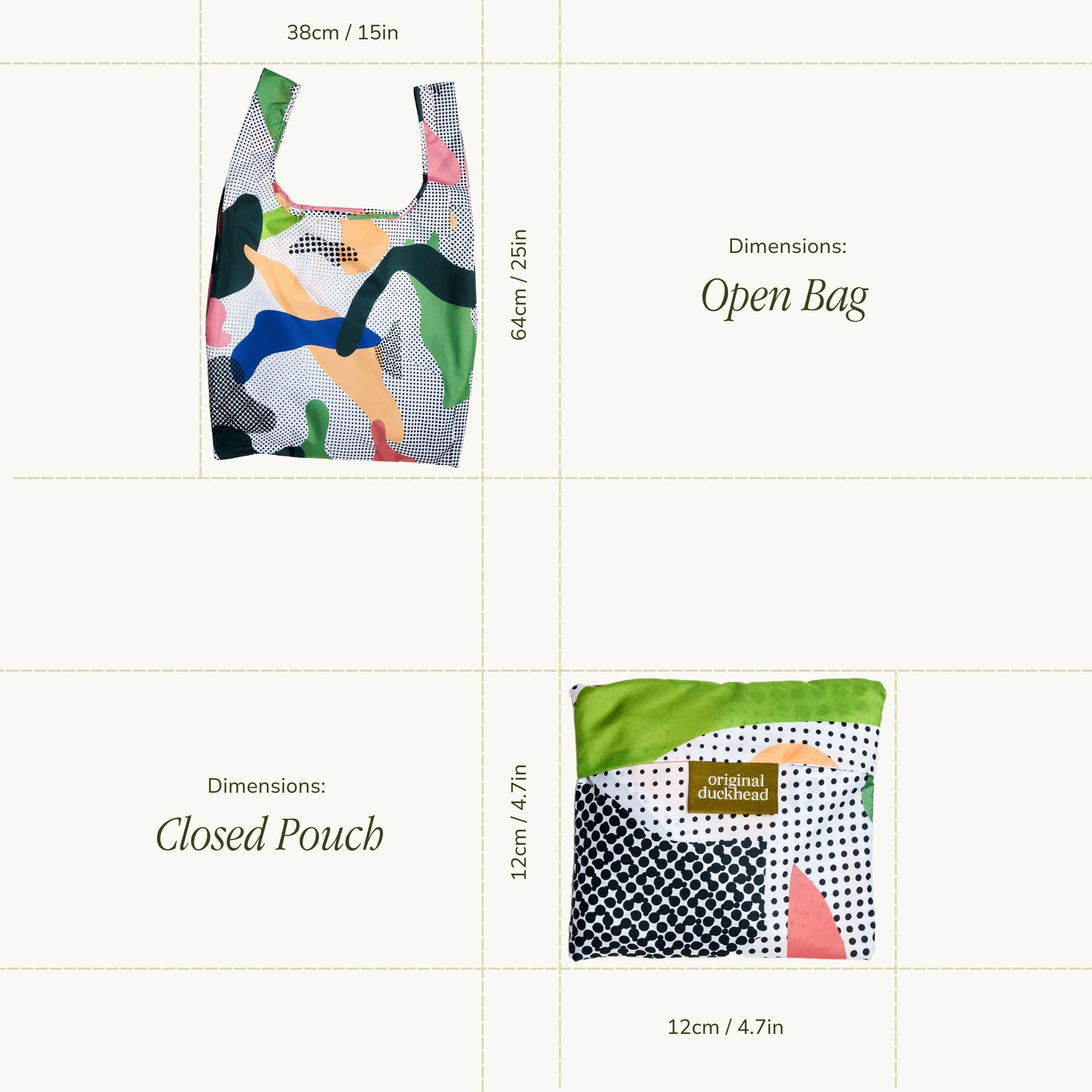 Original Duckhead UK - NEW! Dots Eco-Friendly Reusable Tote Bag - Image 6