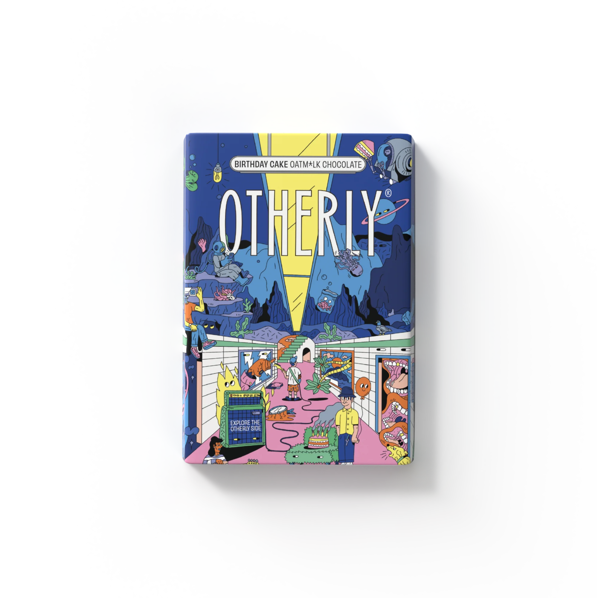 OTHERLY Birthday Cake Oatmilk Chocolate Bar – Plant-Based Bliss (43% Cacao)