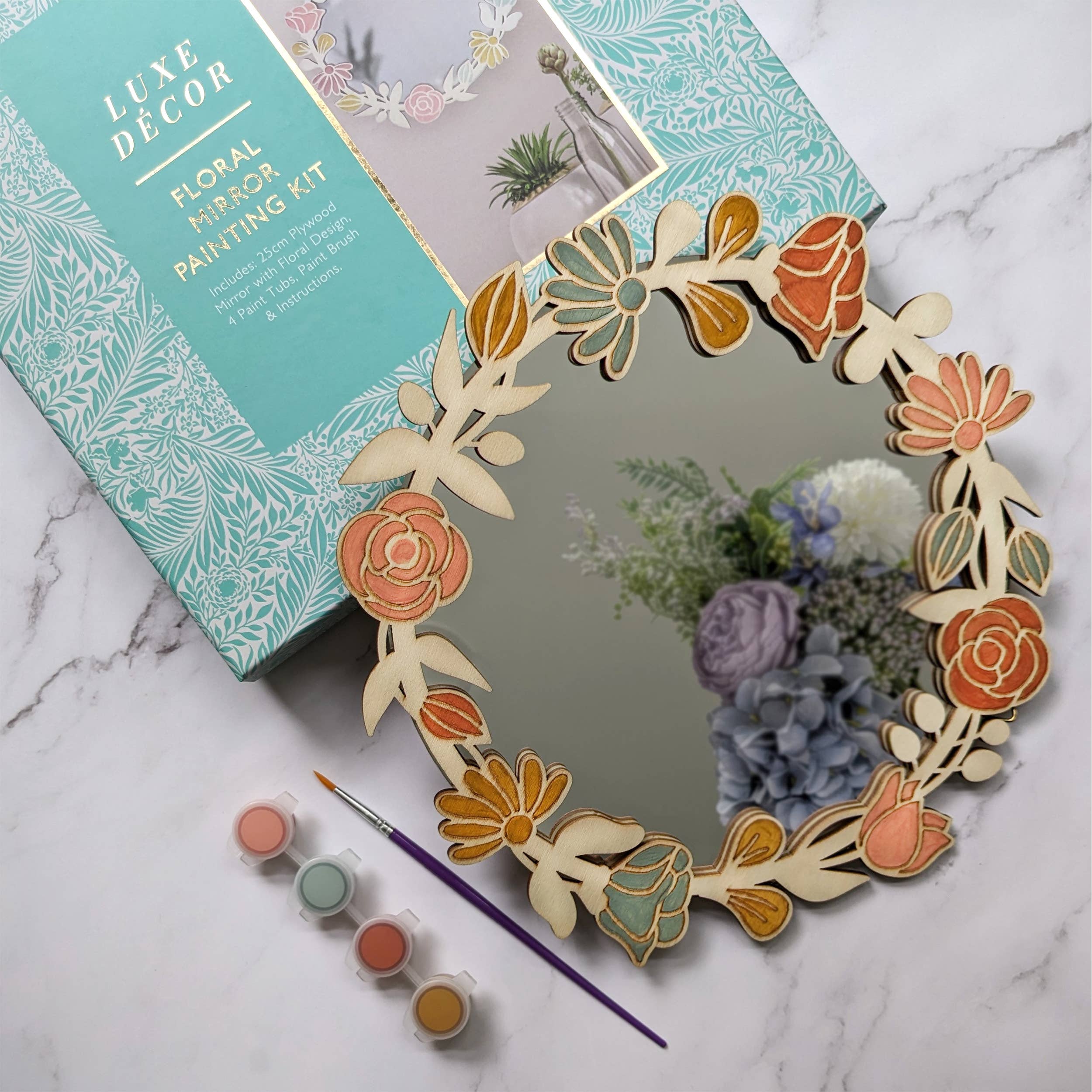 Luxe Decor DIY Craft Kit - Mirror Painting - Image 3