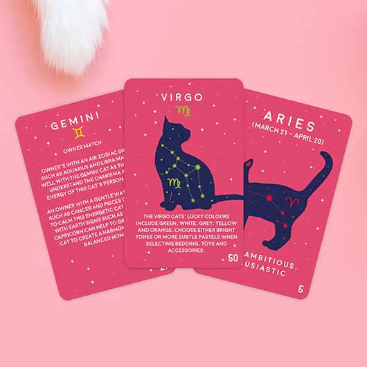 Pet Zodiac Card Pack – Discover Your Cat’s Star Sign - Image 3