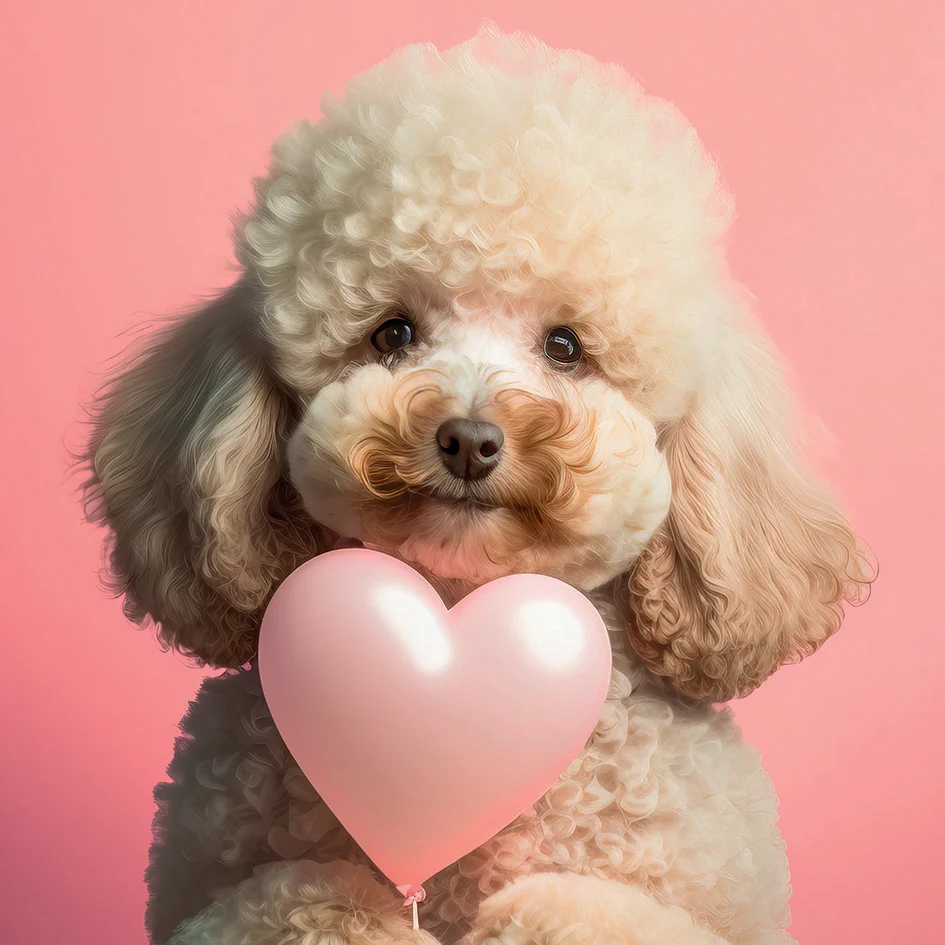 Mind Charity Petite Poodle Everyday Card