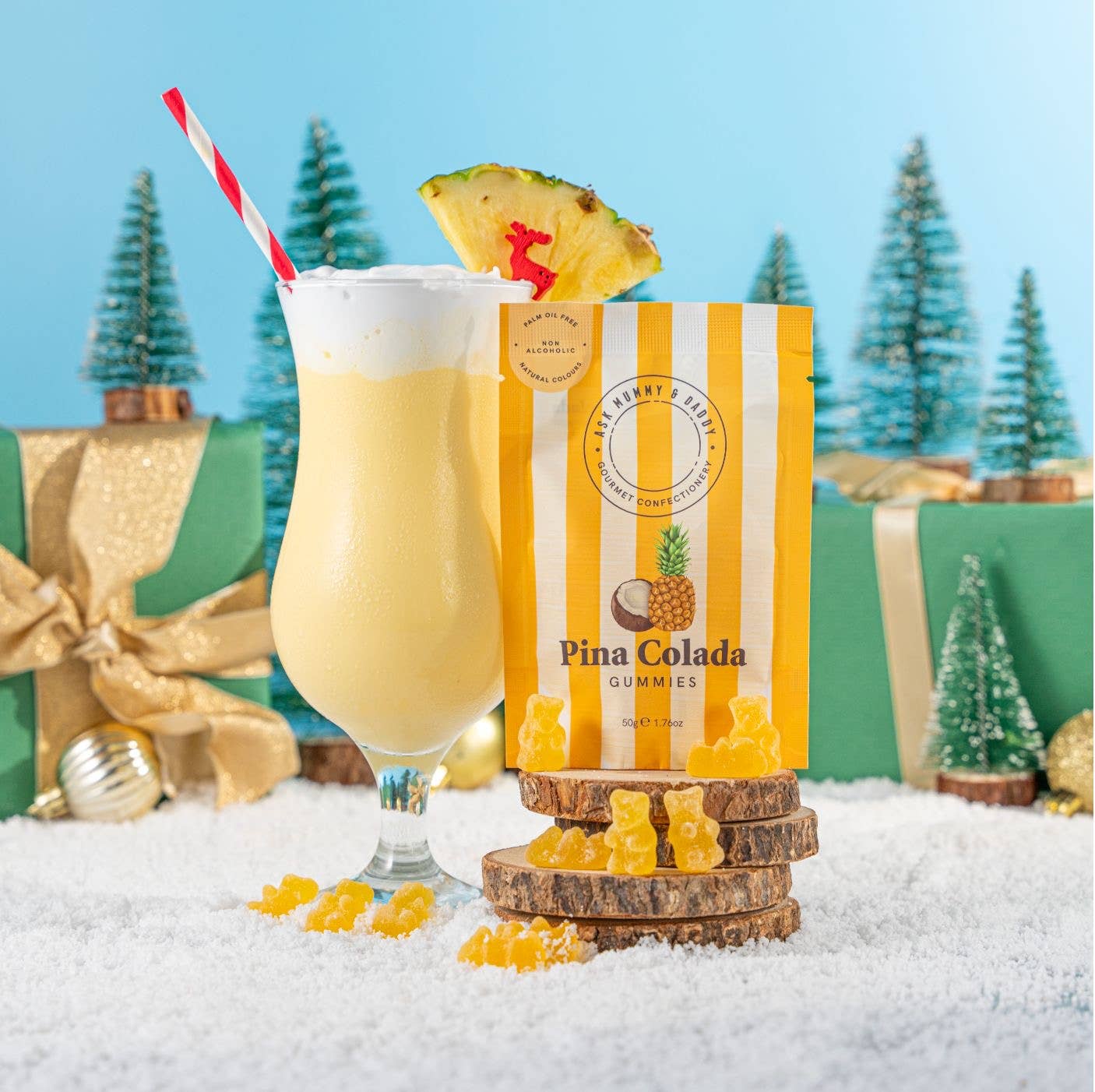 Piña Colada Gummies 50g Pouch - Image 4
