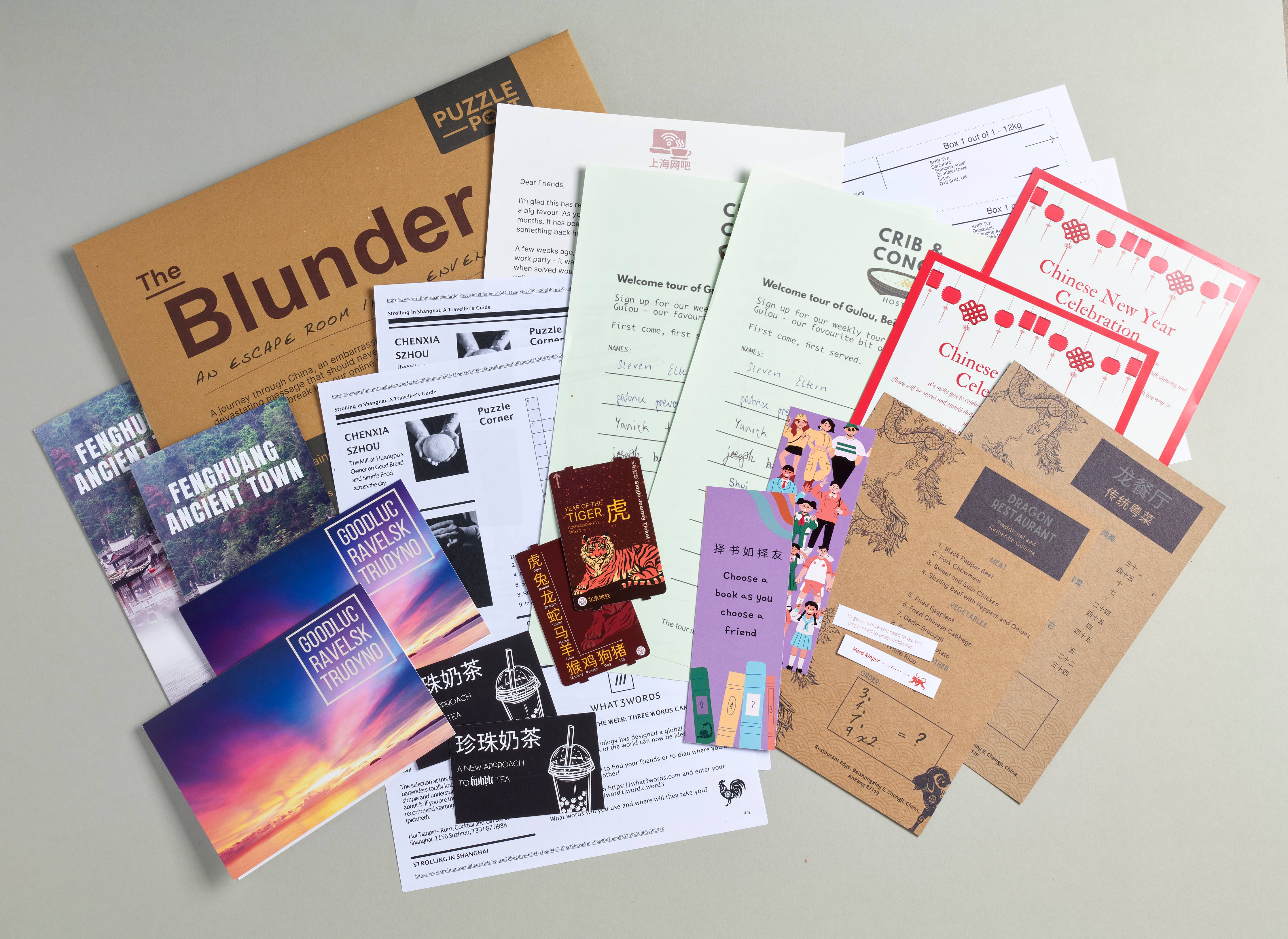THE BLUNDER: Escape Room in An Envelope: Dinner Party Game - Image 4
