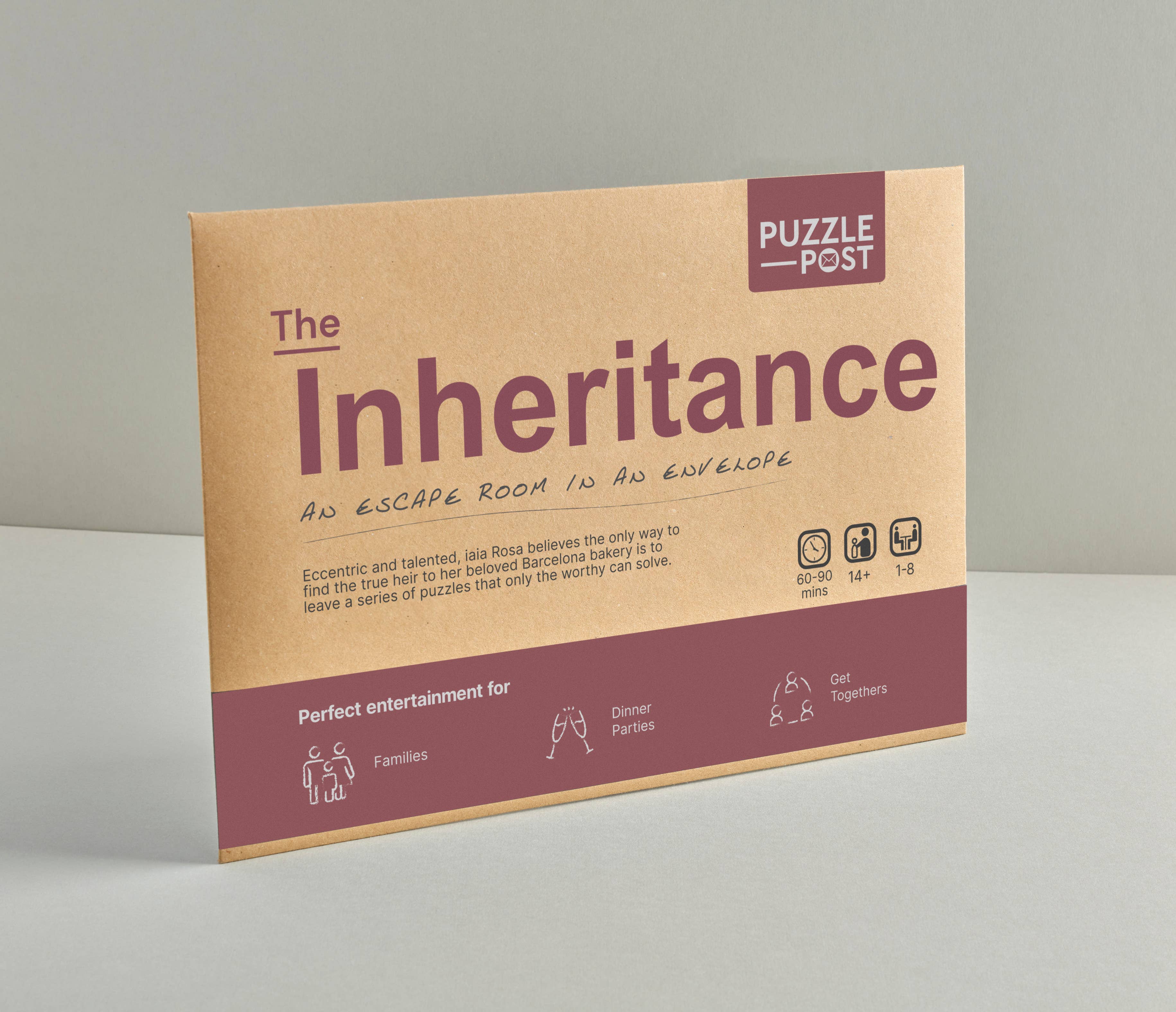 THE INHERITANCE: Escape Room in An Envelope: Dinner Party Game