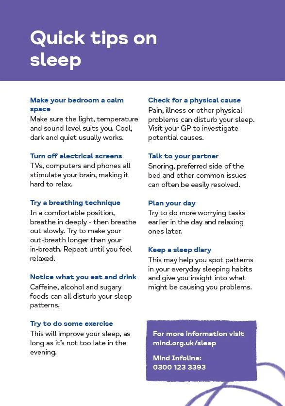 Quick Tips: Sleep (pack of 100 leaflets) - Image 2