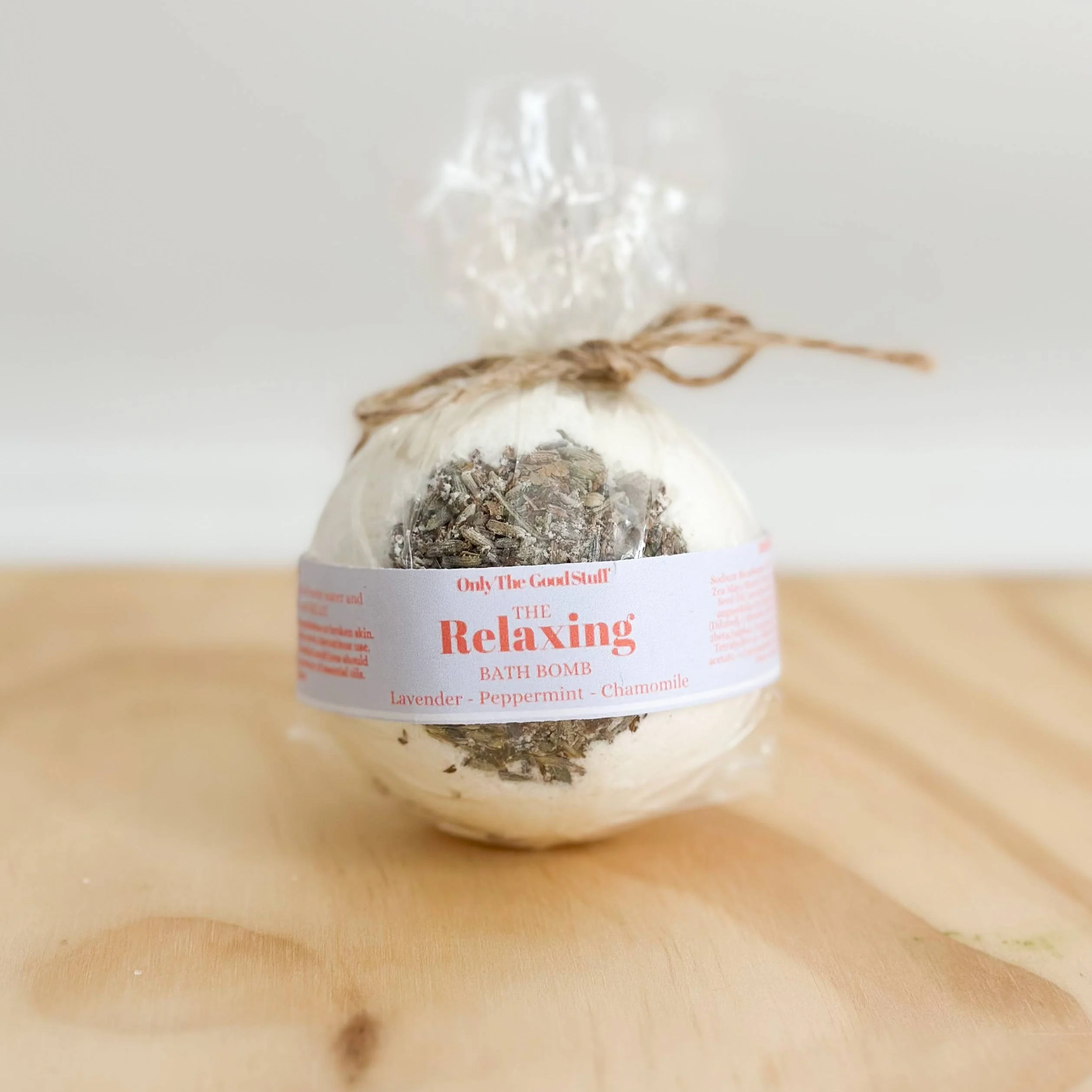 Botanical Bath Bomb: Relaxing - Lavender, Chamomile & Peppermint - Image 2