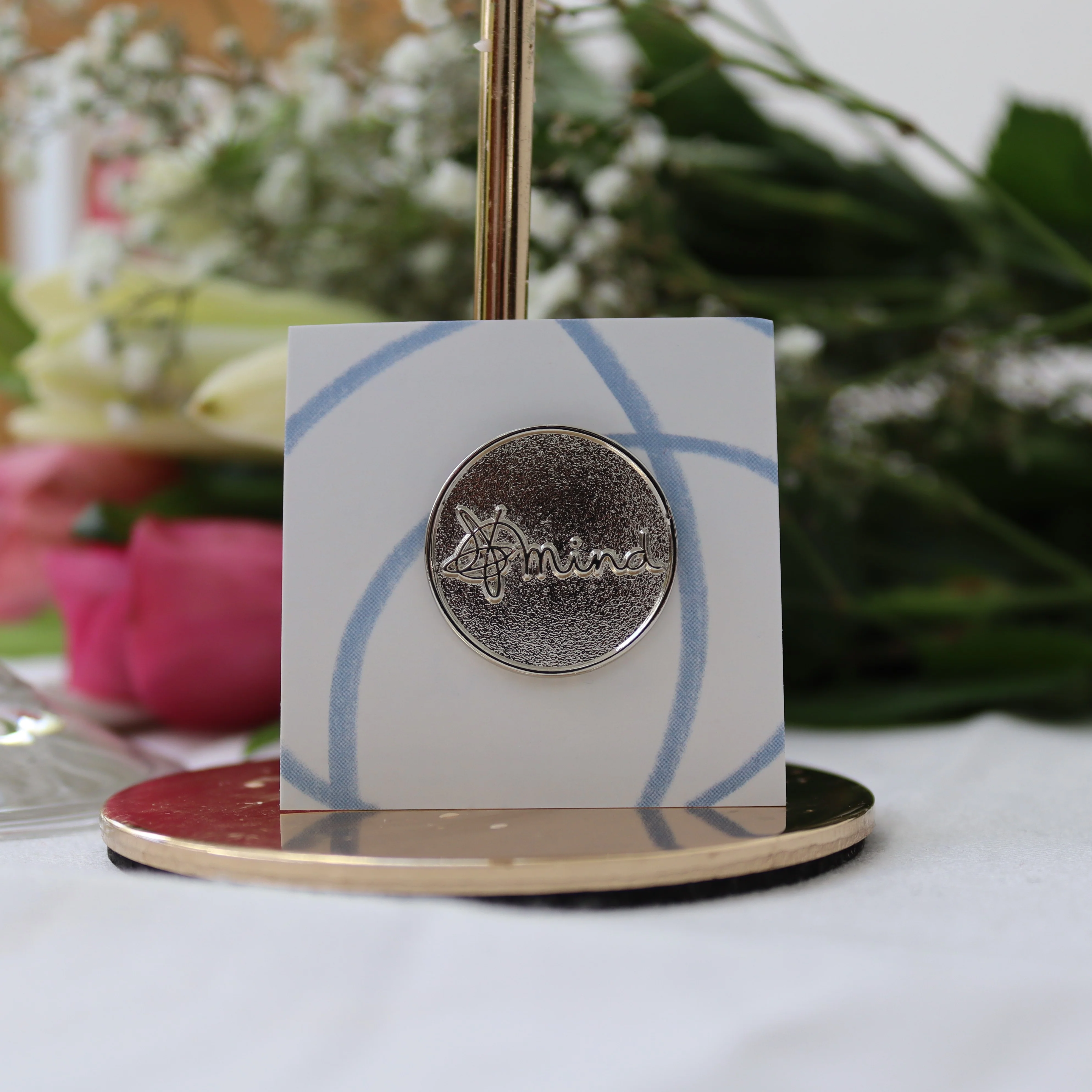 Silver Mind Pin Badge - Image 3