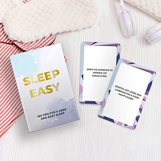 Sleep Easy Cards – 100 Sleep Tips & Relaxation Cards