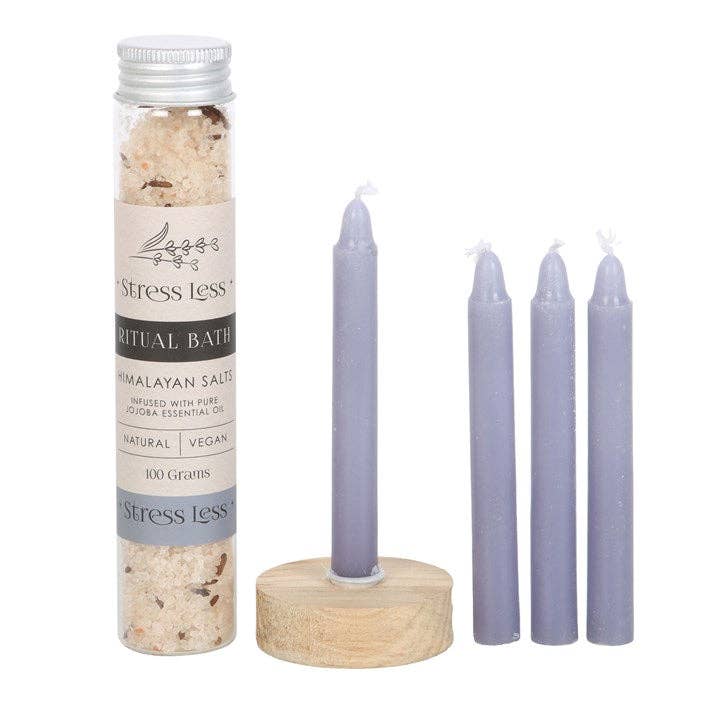 Stress Less Herbal Ritual Bath Salt Kit - Image 4