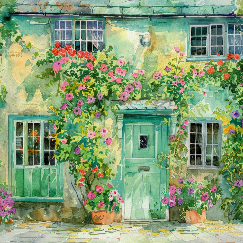 Mind Charity Spring Doorway Everyday Card