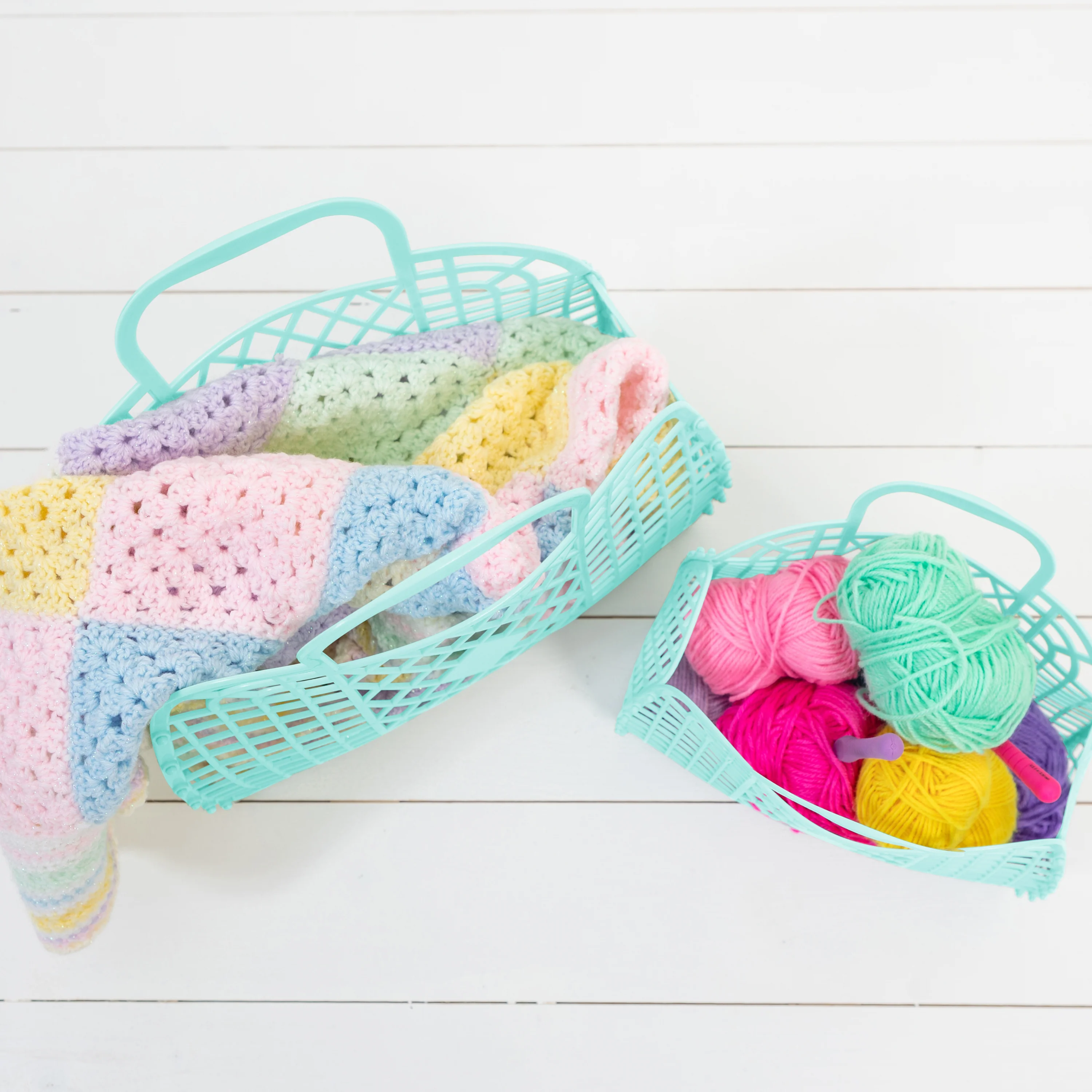 Retro Basket – Classic Jelly Bag for Beach, Shopping & Everyday Use - Large Yellow - Image 4