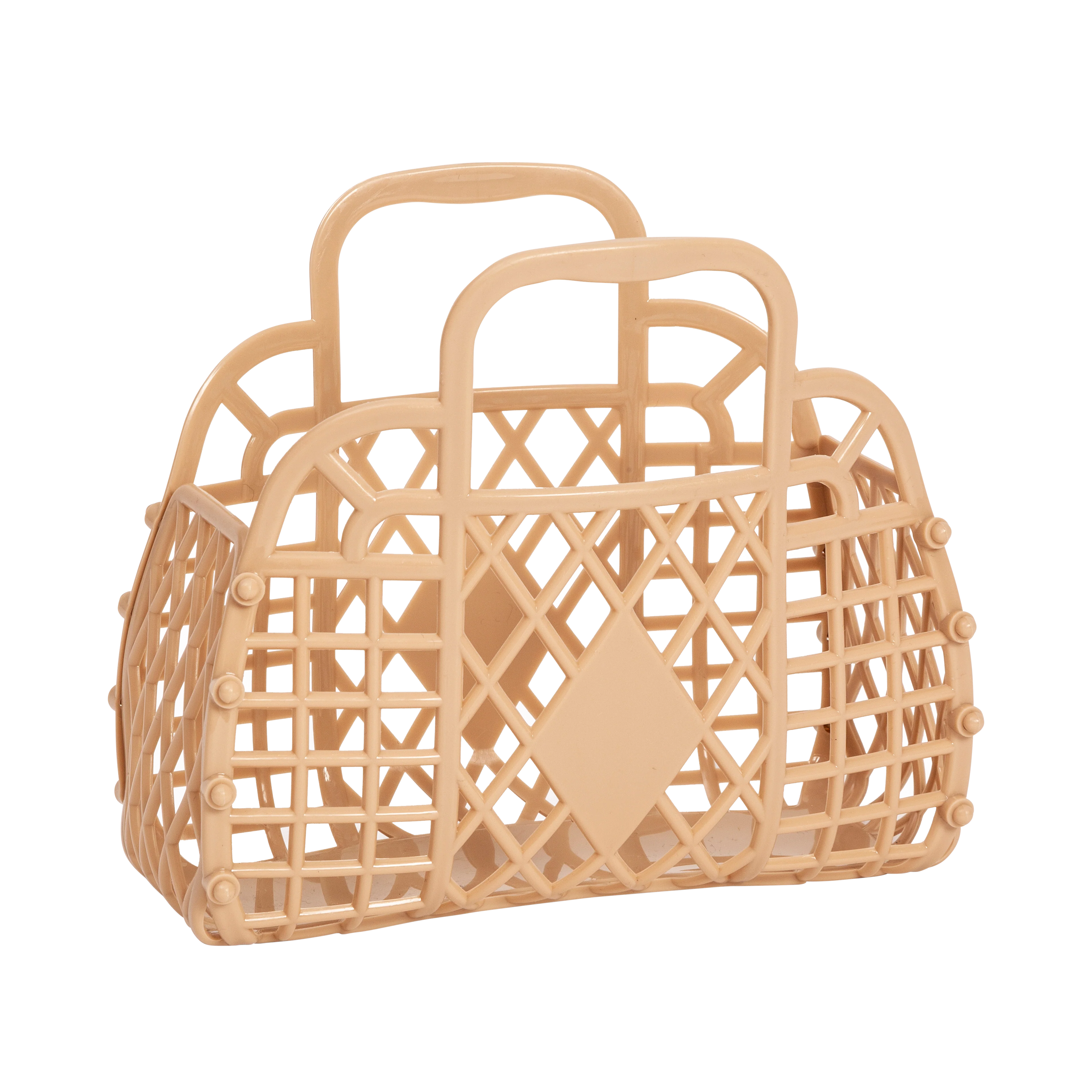 Sun Jellies - Retro Basket Jelly Bag - Mini: Jelly Mint Green - Image 10