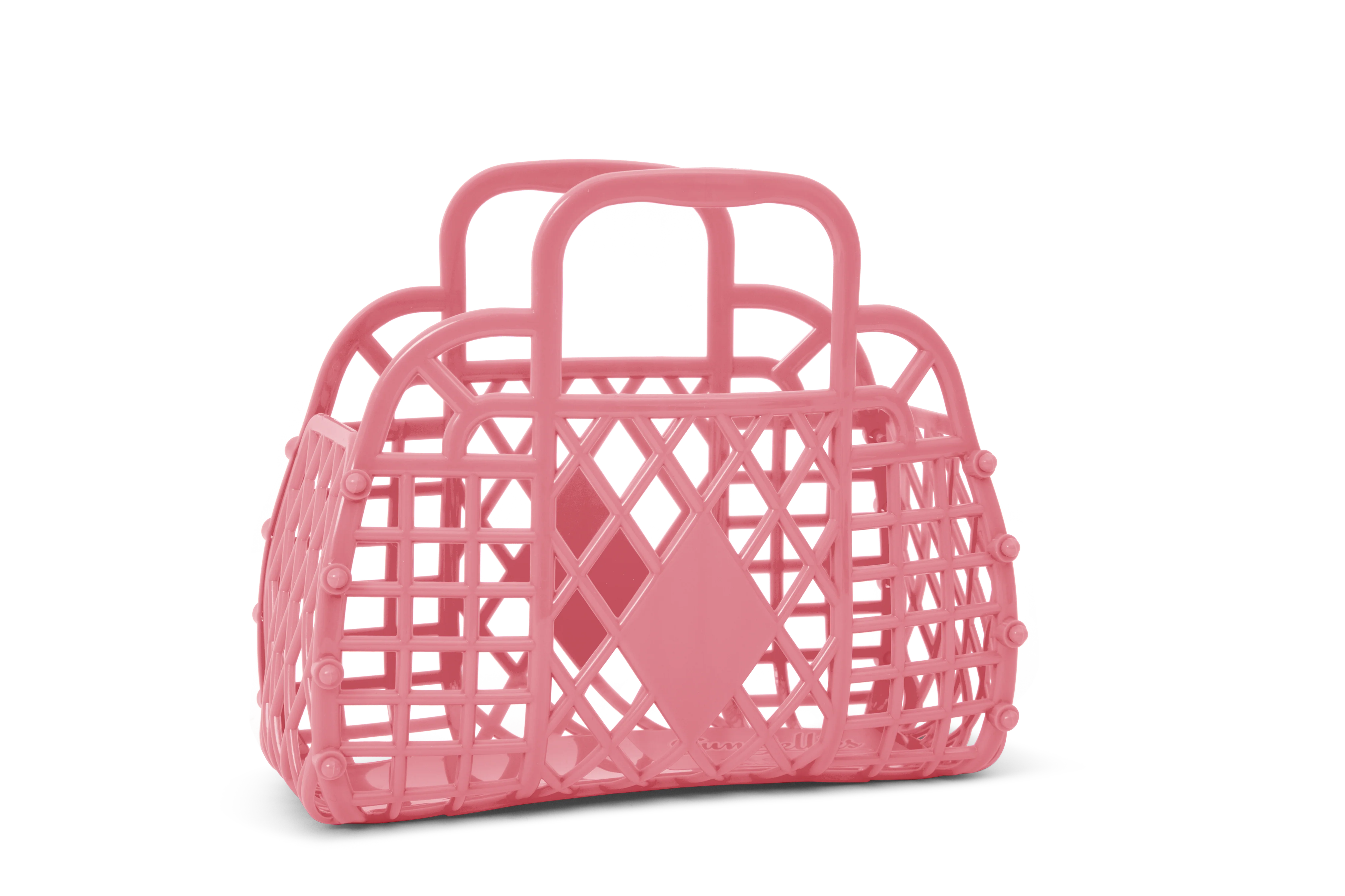 Sun Jellies - Retro Basket Jelly Bag - Mini: Jelly Mint Green - Image 6
