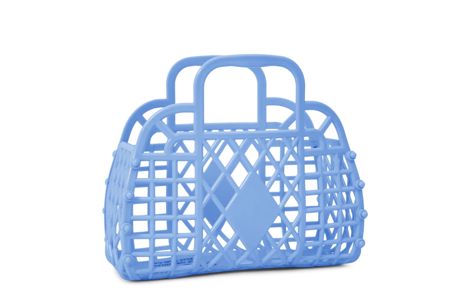 Sun Jellies - Retro Basket Jelly Bag - Mini: Jelly Mint Green - Image 7
