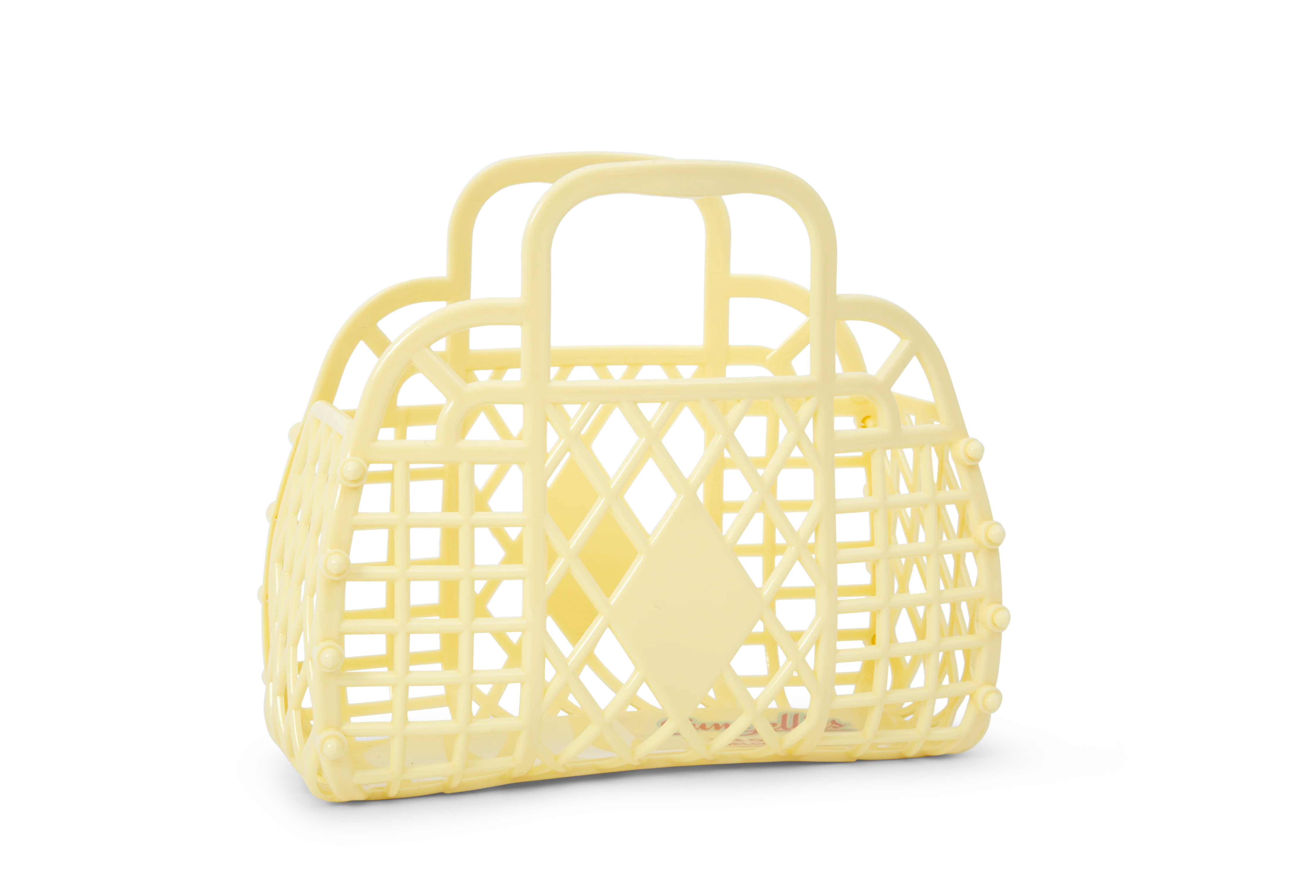 Sun Jellies - Retro Basket Jelly Bag - Mini: Primrose Yellow