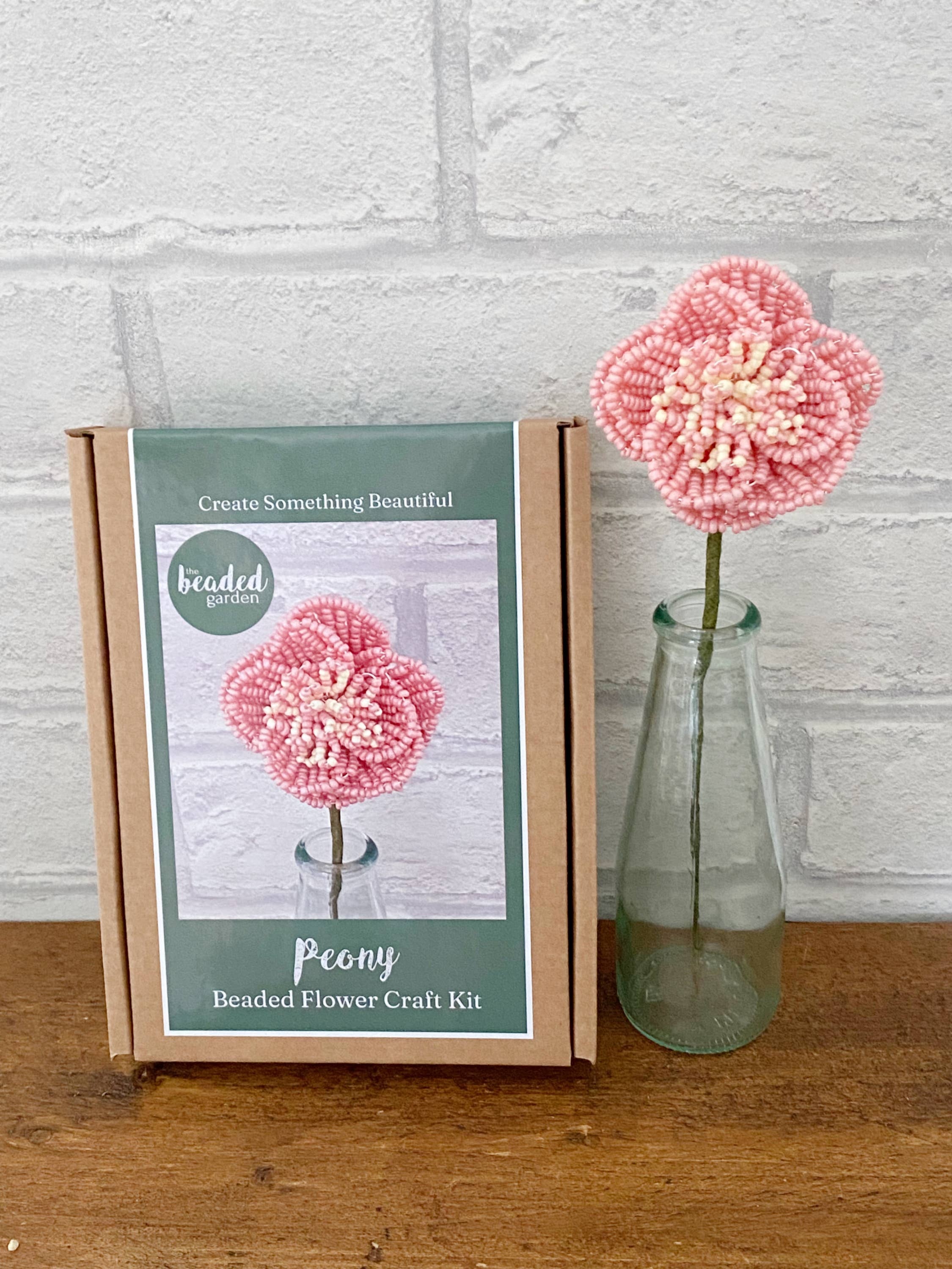 Peony Beaded Flower Craft Kit – DIY Forever Flower