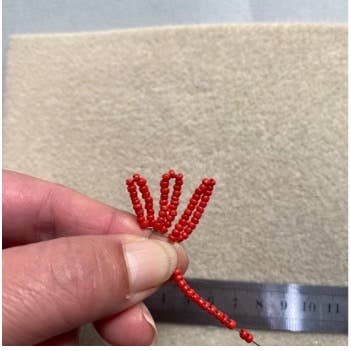 Poppy Beaded Flower Craft Kit – DIY Forever Flowers - Image 4
