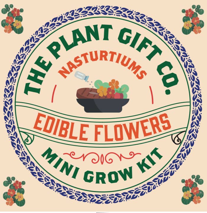 Edible Flowers Eco Grow Kit – Grow Your Own Nasturtiums