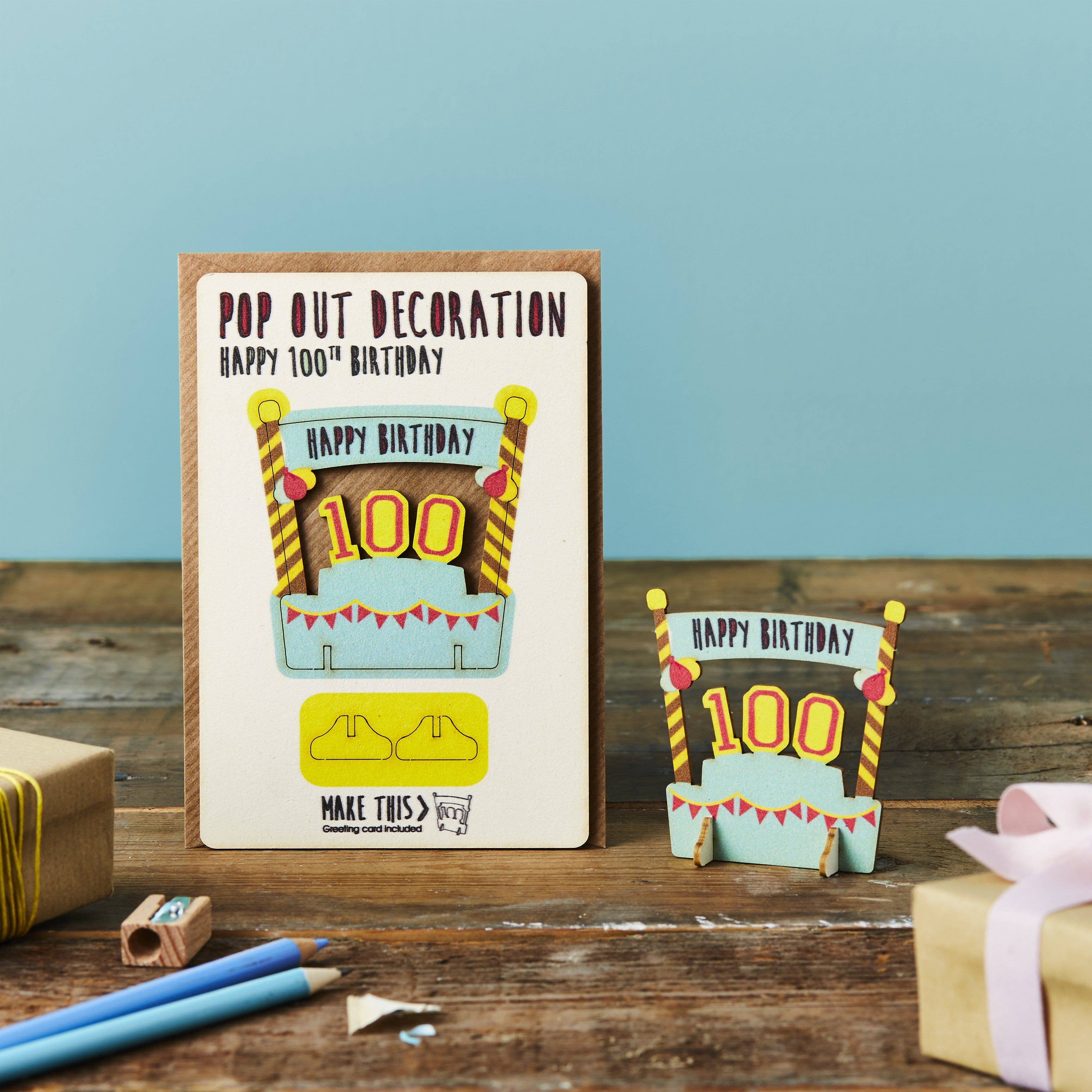 Pop Out 100th Birthday Card - Image 2