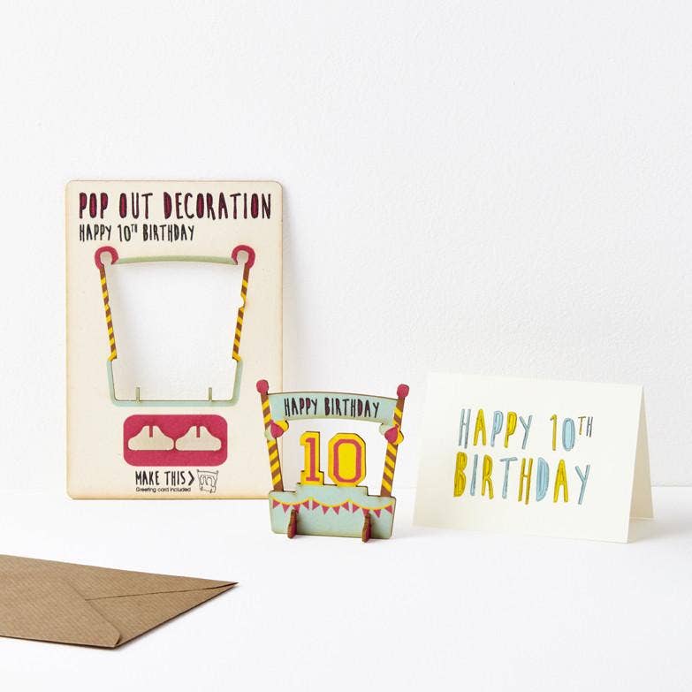 The Pop Out Card Company - Pop Out 10th Birthday Card