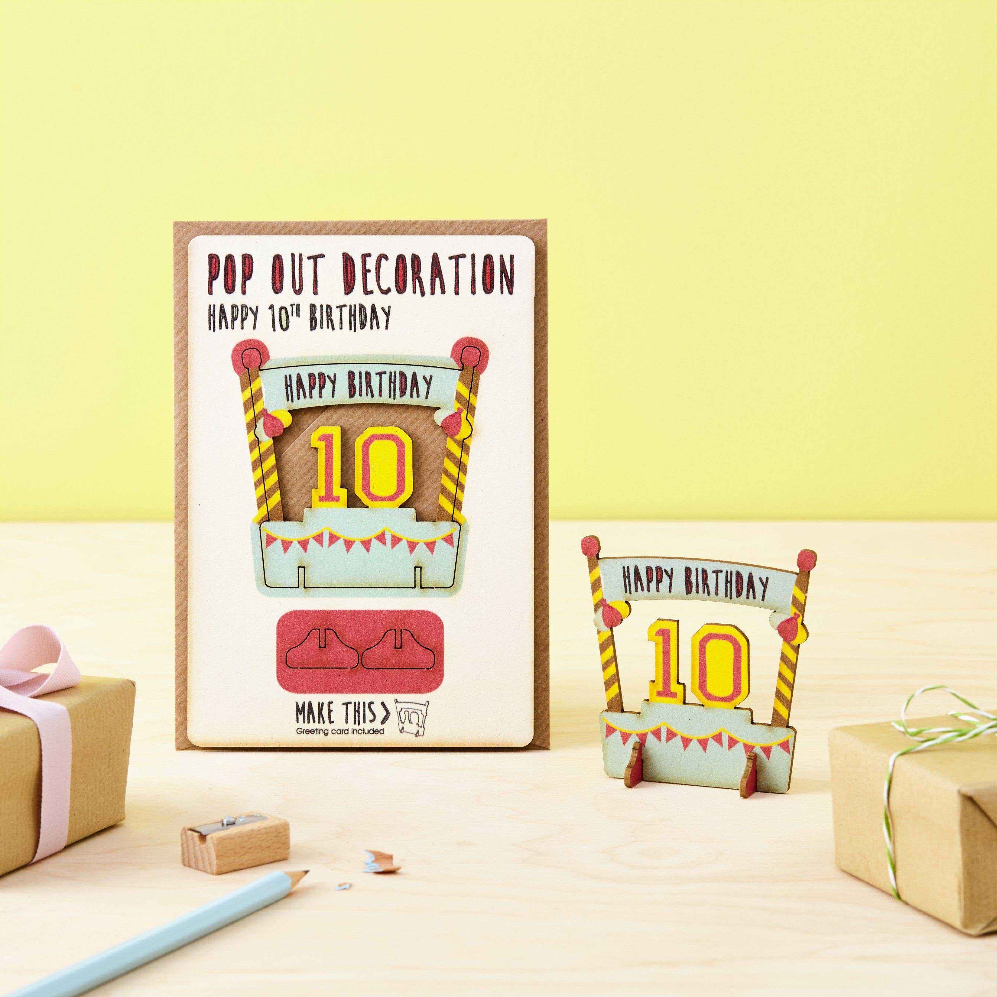 The Pop Out Card Company - Pop Out 10th Birthday Card - Image 2