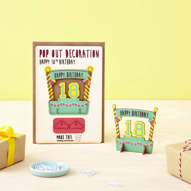 Pop Out 18th Birthday Card - Image 2