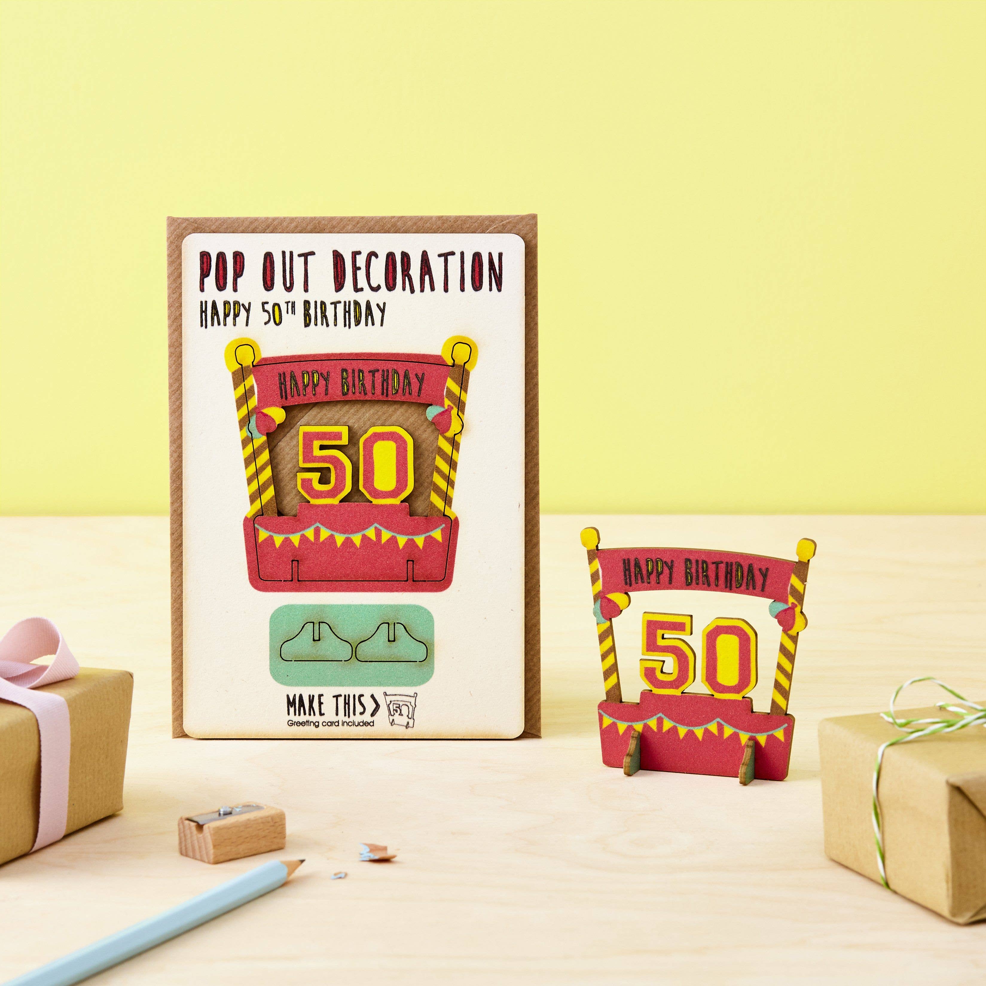 Pop Out 50th Birthday Card - Image 2